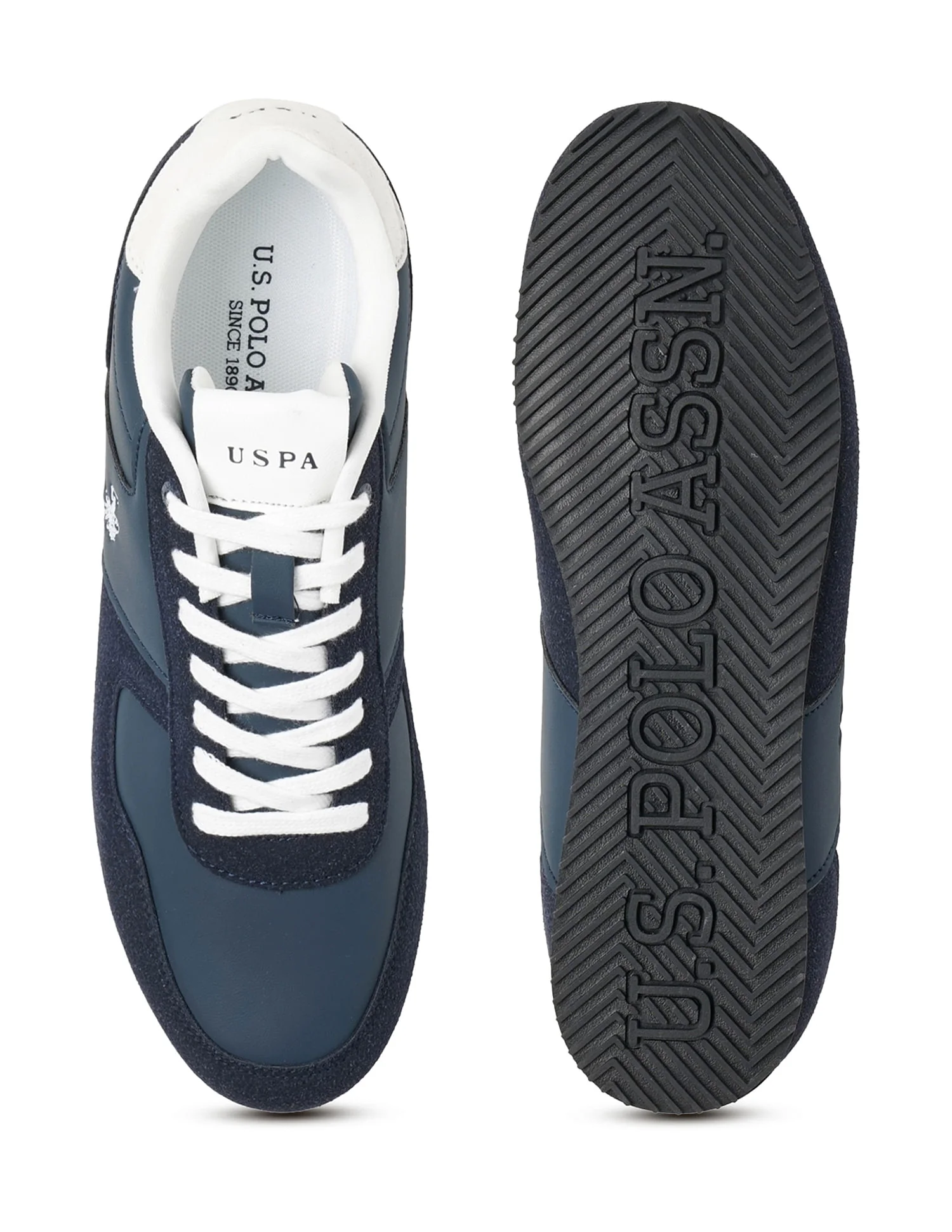 Men Sorrento 4.0 Navy Retro Sneakers - Image 6