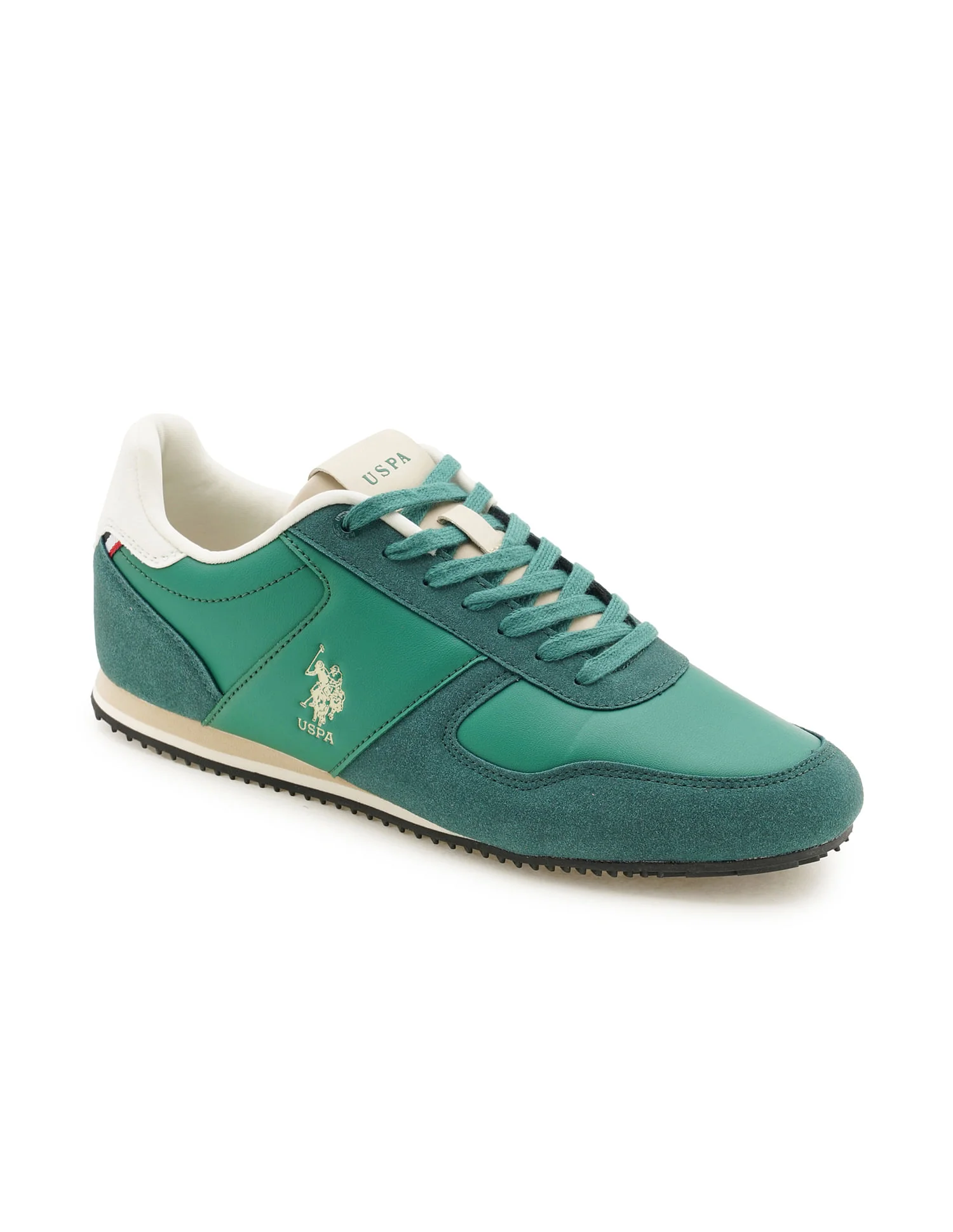 Men Sorrento Dk. Green Retro Sneakers - Image 2