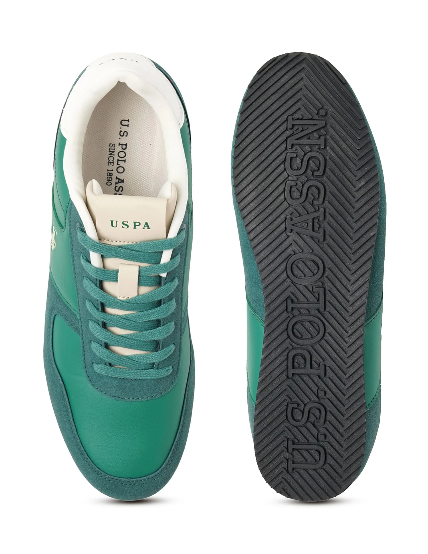 Men Sorrento Dk. Green Retro Sneakers - Image 7
