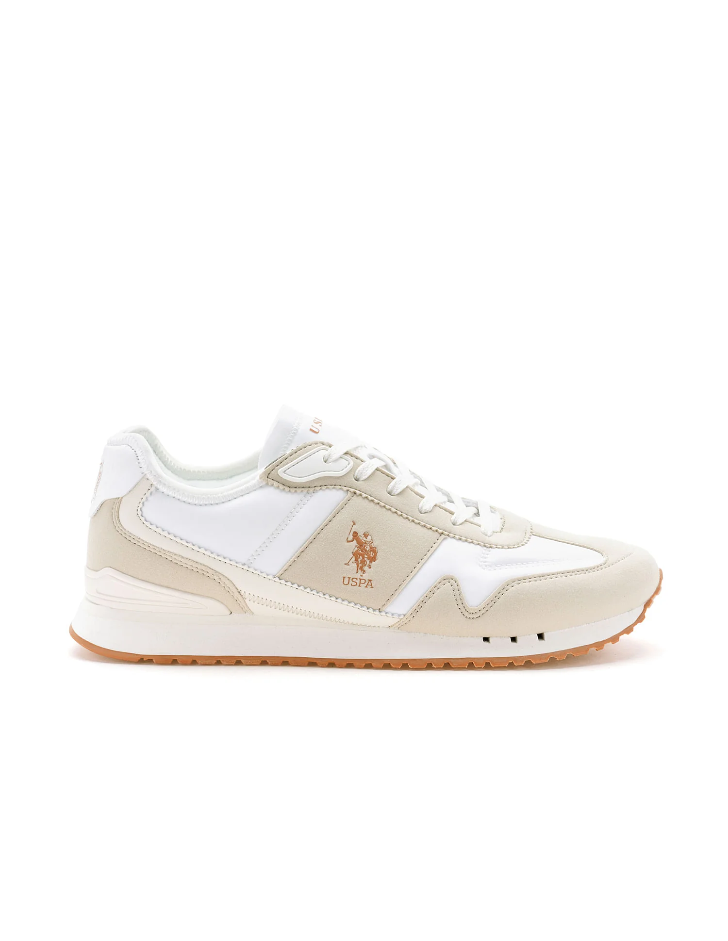 Men Tygo Beige Retro Sneakers - Image 5