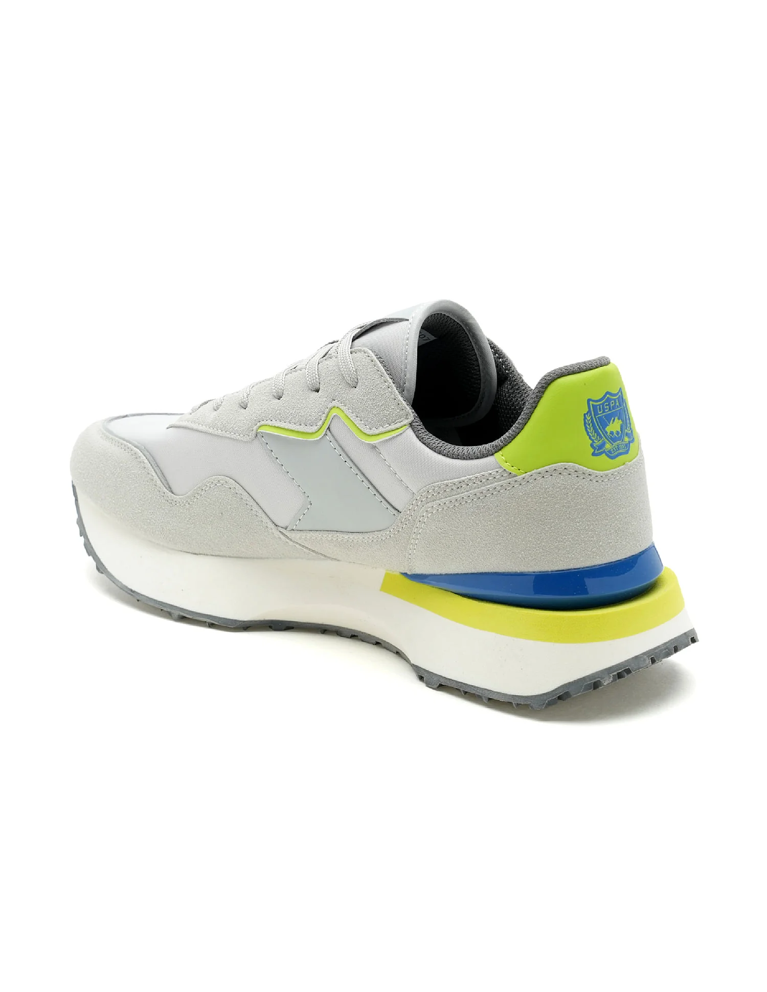 Men Wren Grey Retro Joggers Sneakers - Image 4