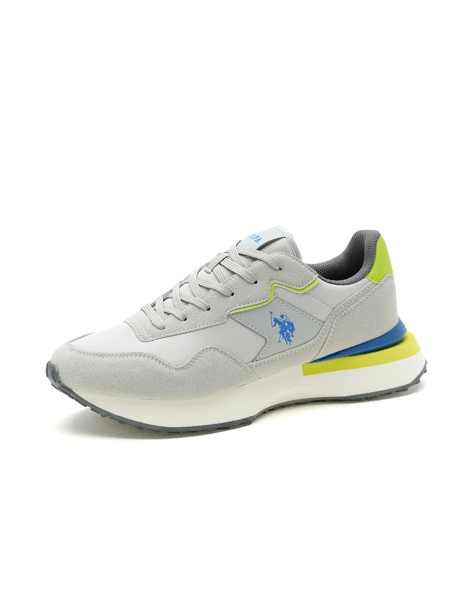 Men Wren Grey Retro Joggers Sneakers - Image 7