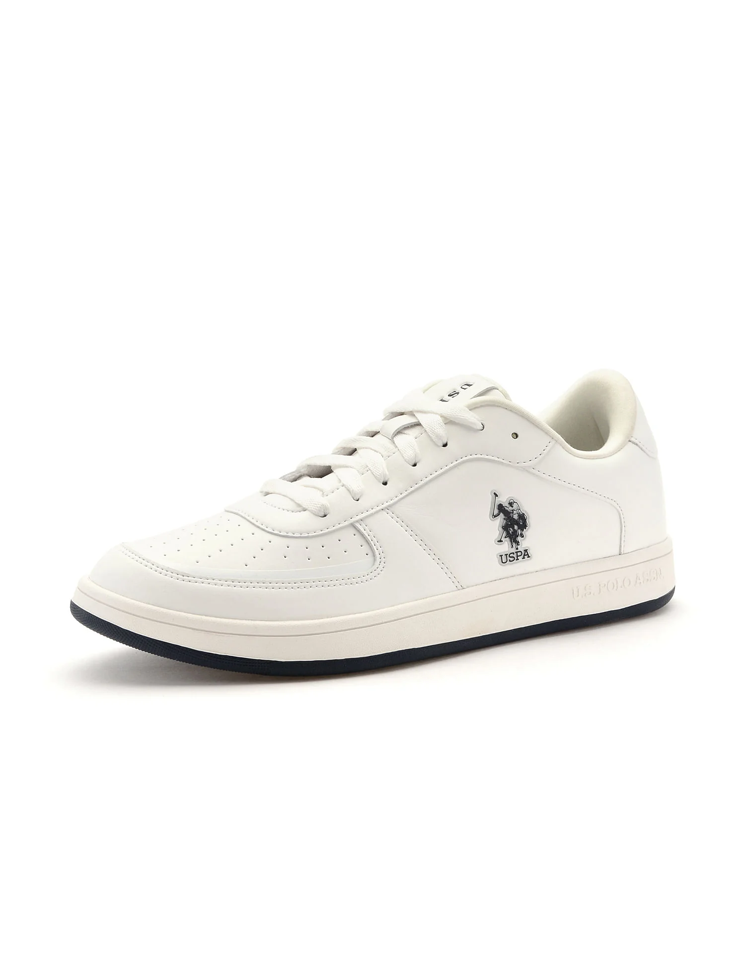 Men Rein 2.0 Off White Retro Court Sneakers - Image 7
