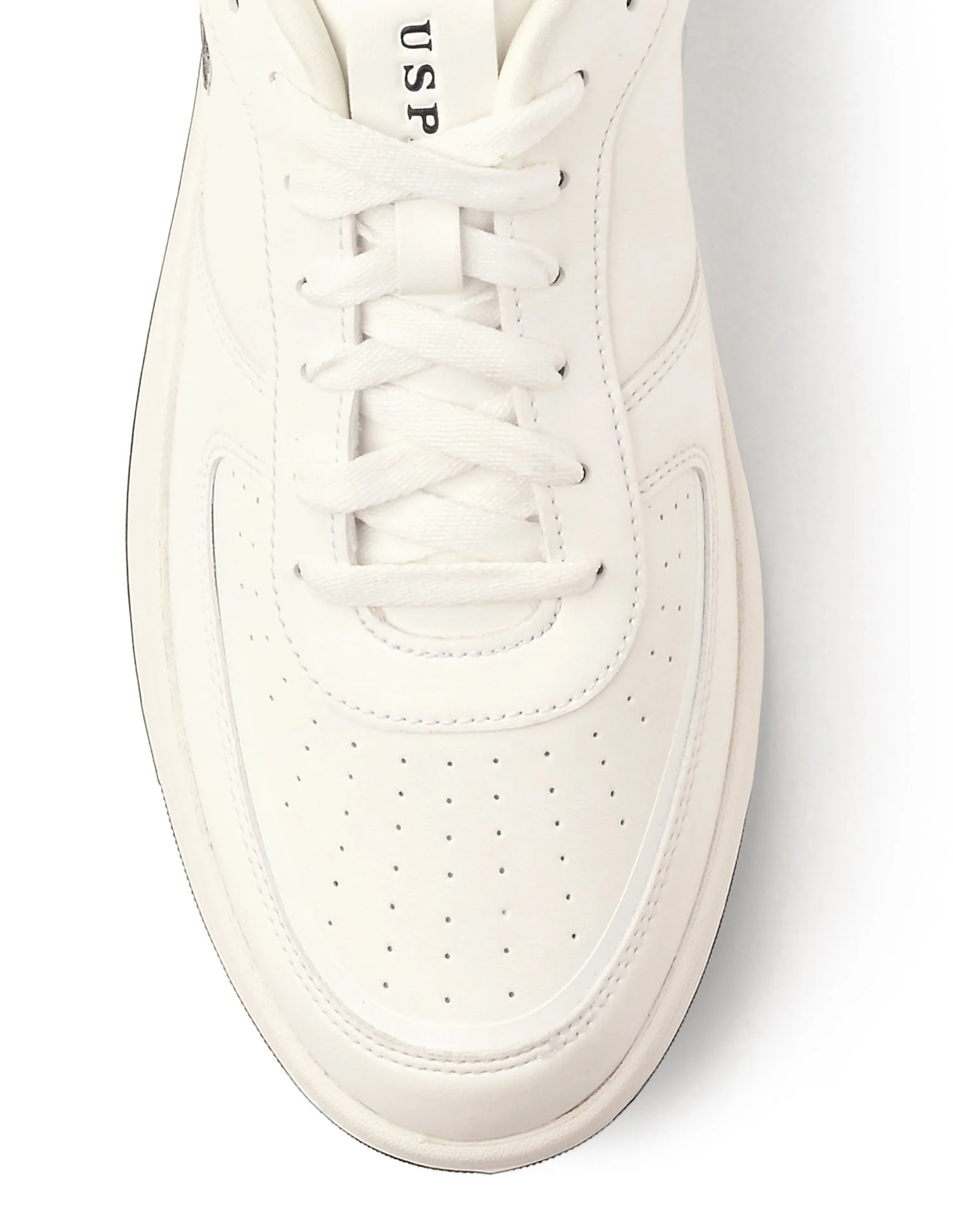 Men Rein 2.0 Off White Retro Court Sneakers - Image 8