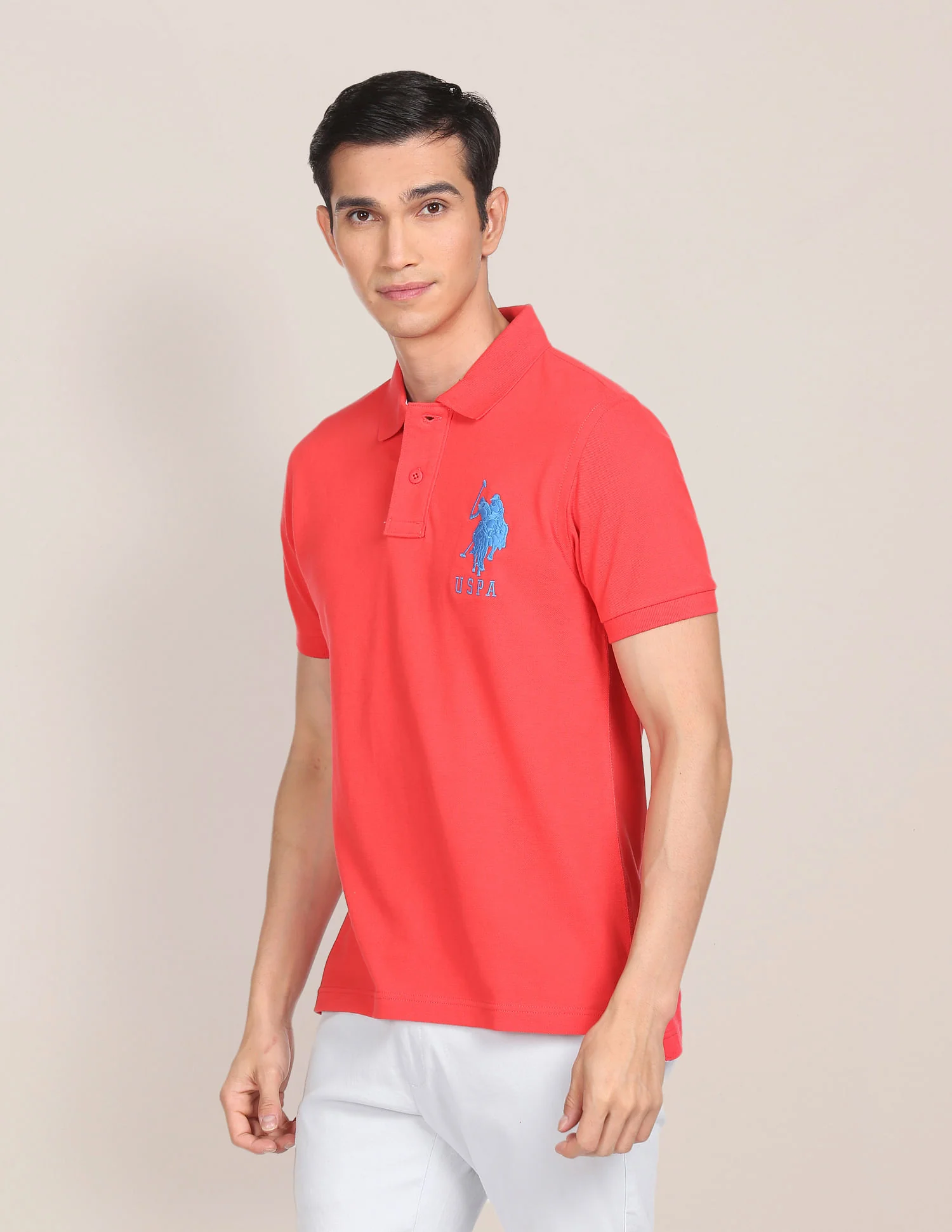 Compact Cotton Logo Polo Shirt - Image 4