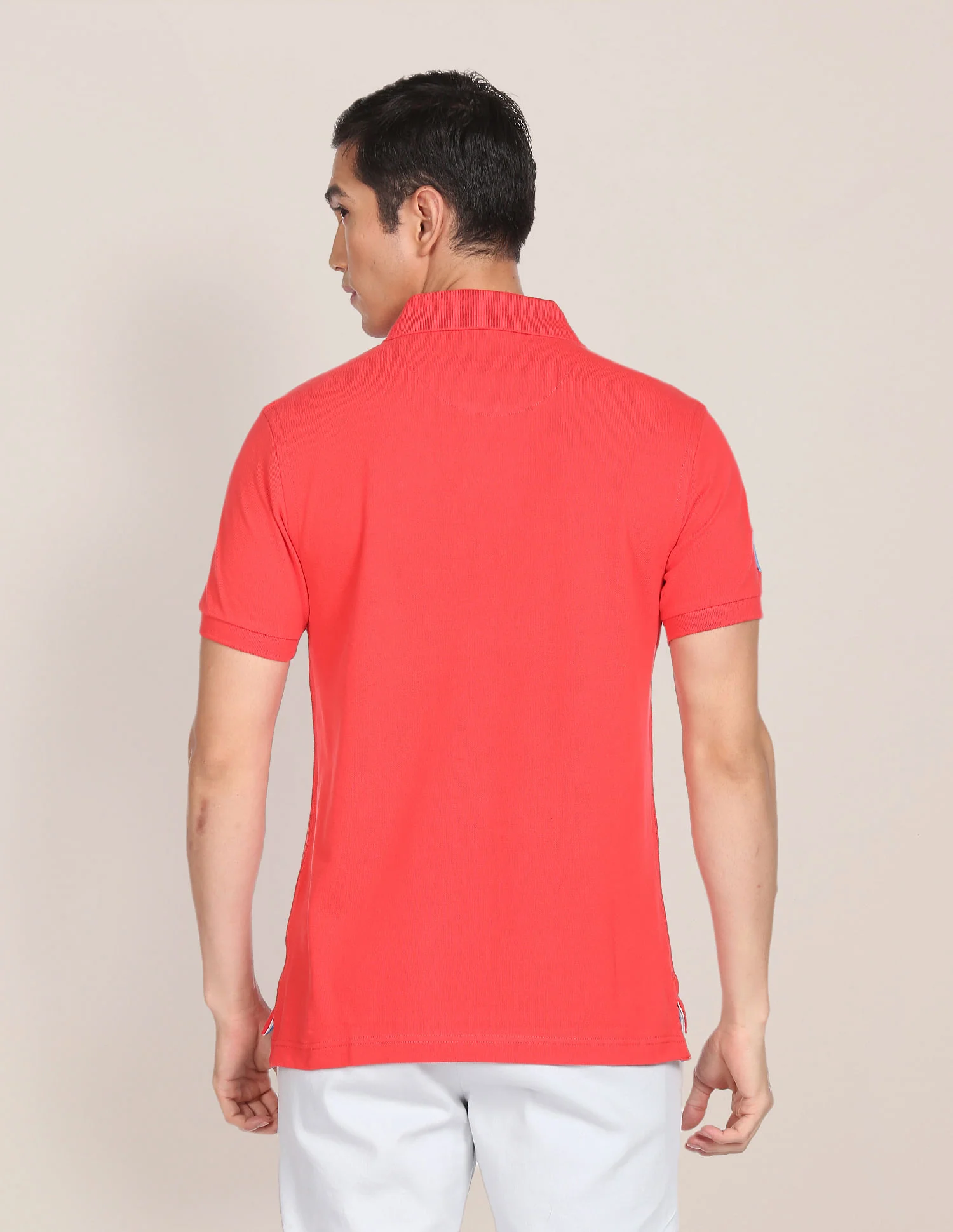 Compact Cotton Logo Polo Shirt - Image 5