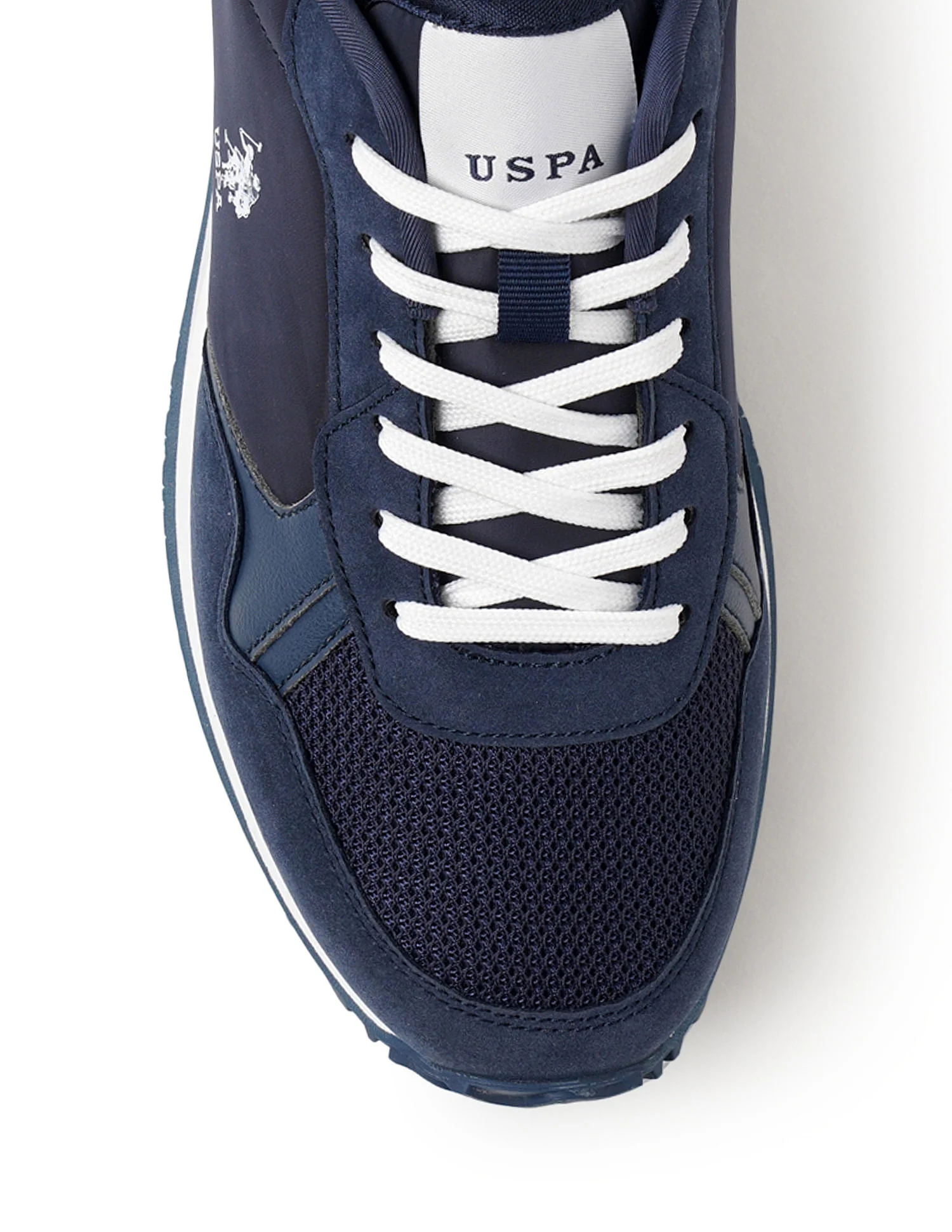 Men Darrion Navy Retro Joggers Sneakers - Image 8