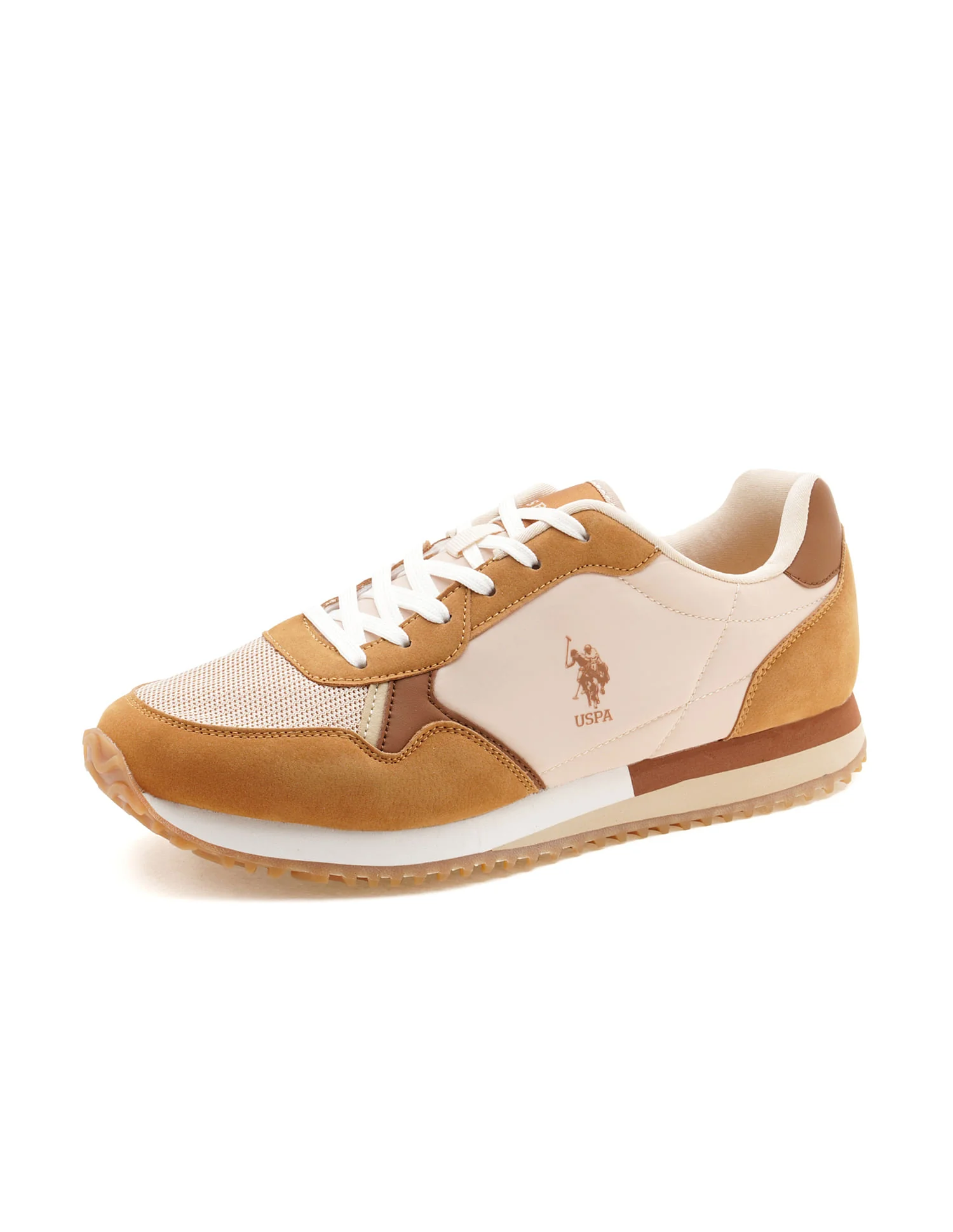 Men Darrion Tan Retro Joggers Sneakers - Image 7