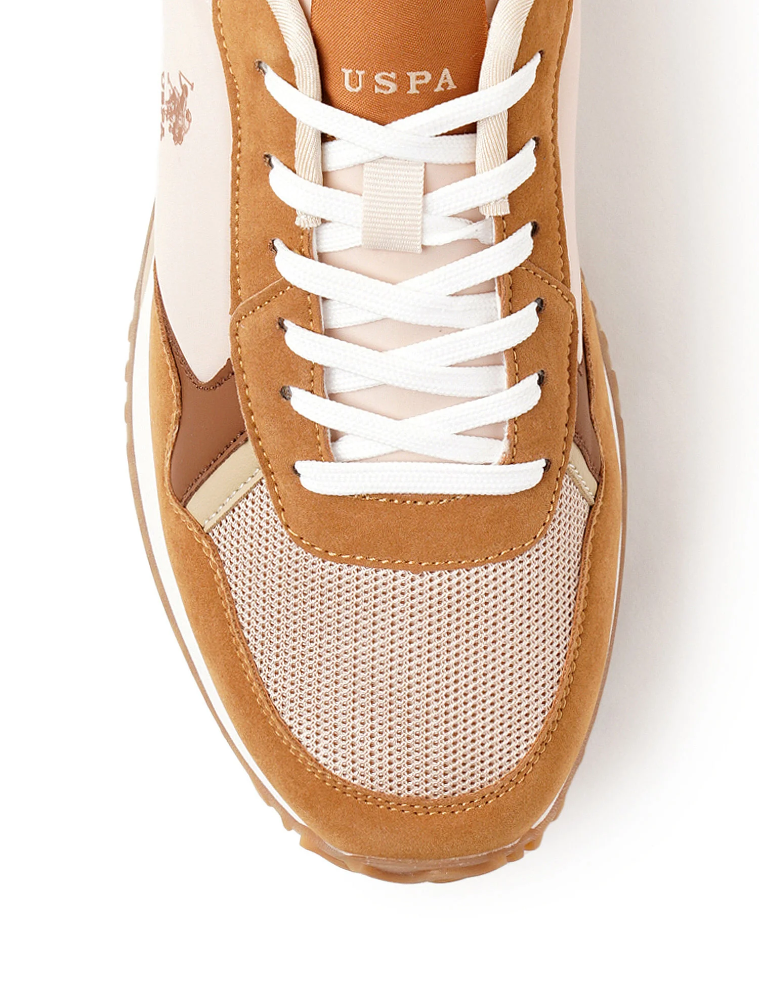 Men Darrion Tan Retro Joggers Sneakers - Image 8