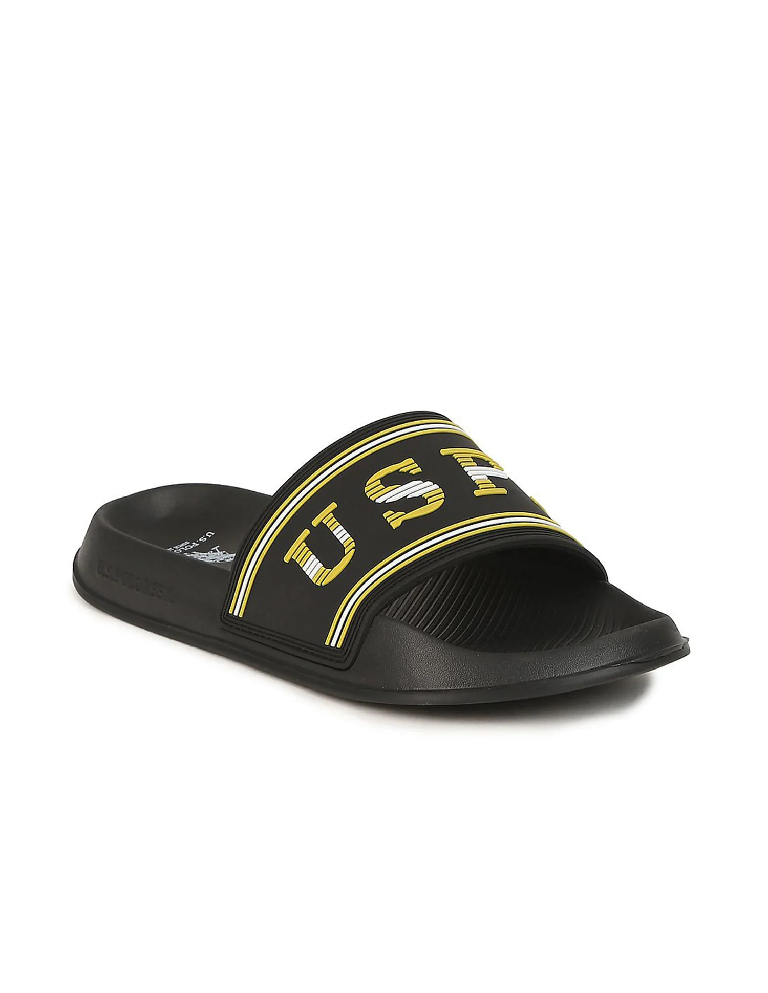 Men Embossed Logo Non-Skid Lightweight Nordin Slides - Image 4