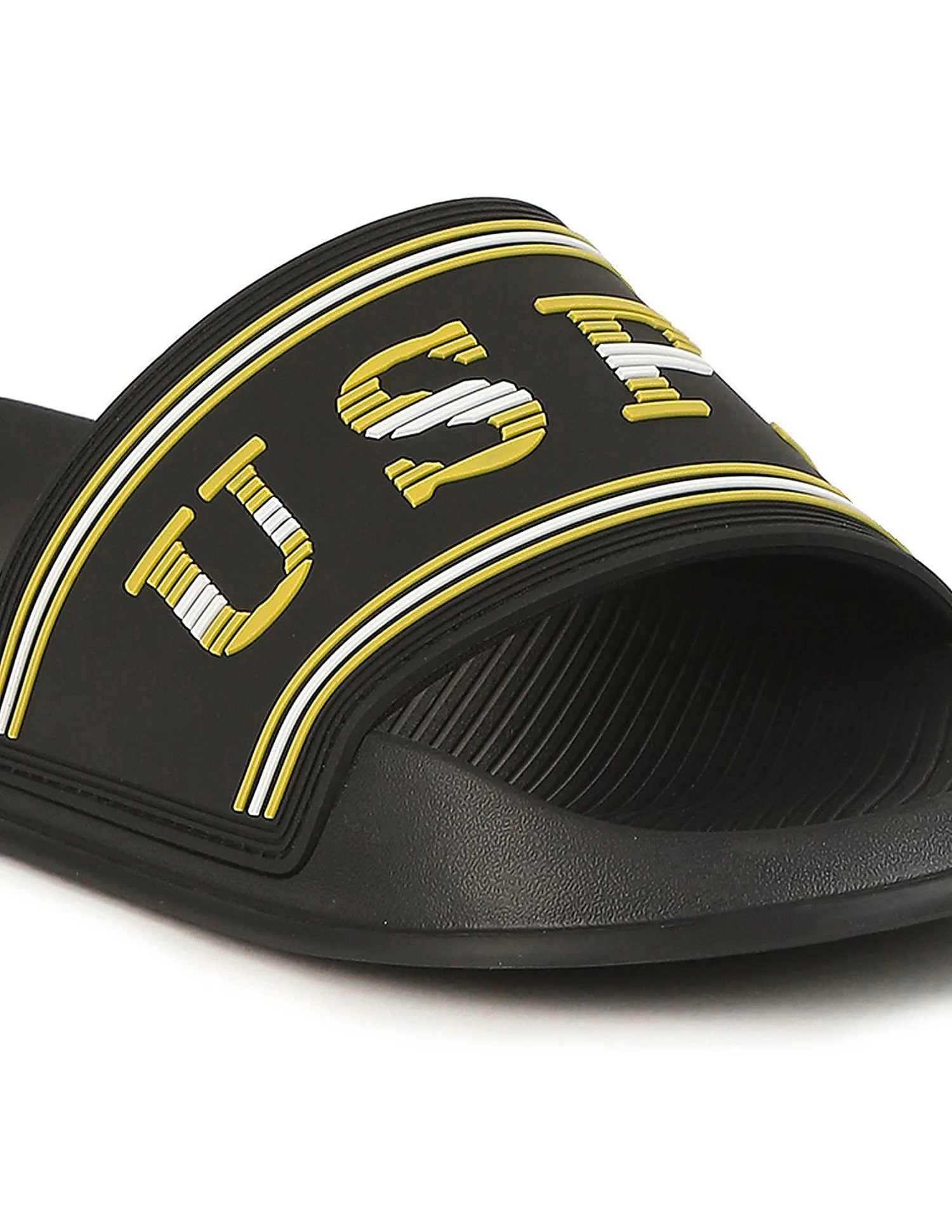 Men Embossed Logo Non-Skid Lightweight Nordin Slides - Image 8