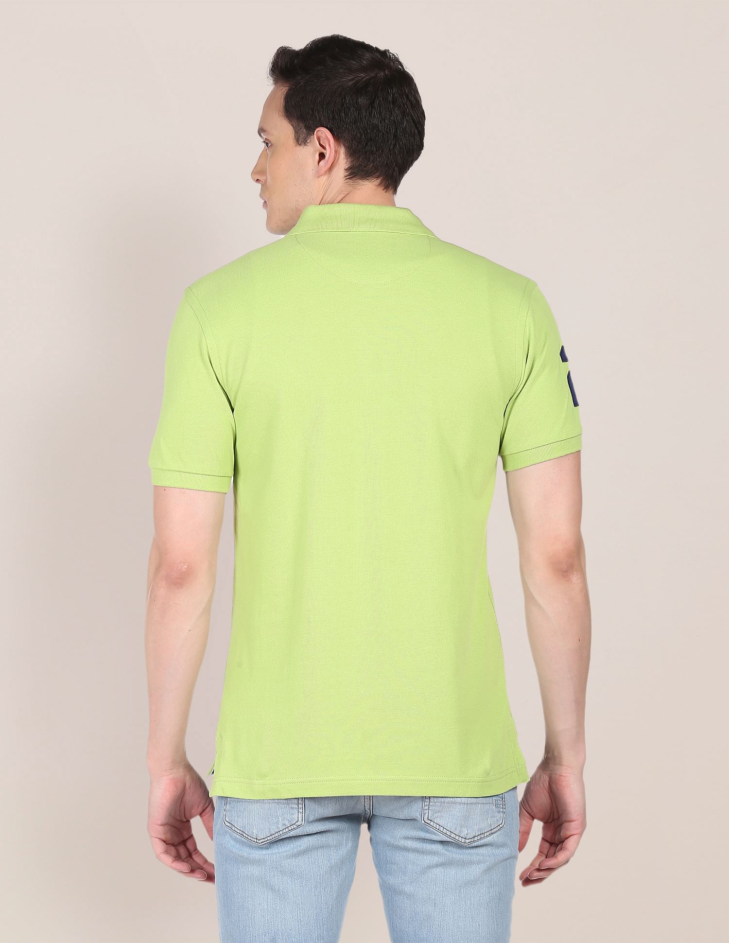Compact Cotton Logo Polo Shirt - Image 5