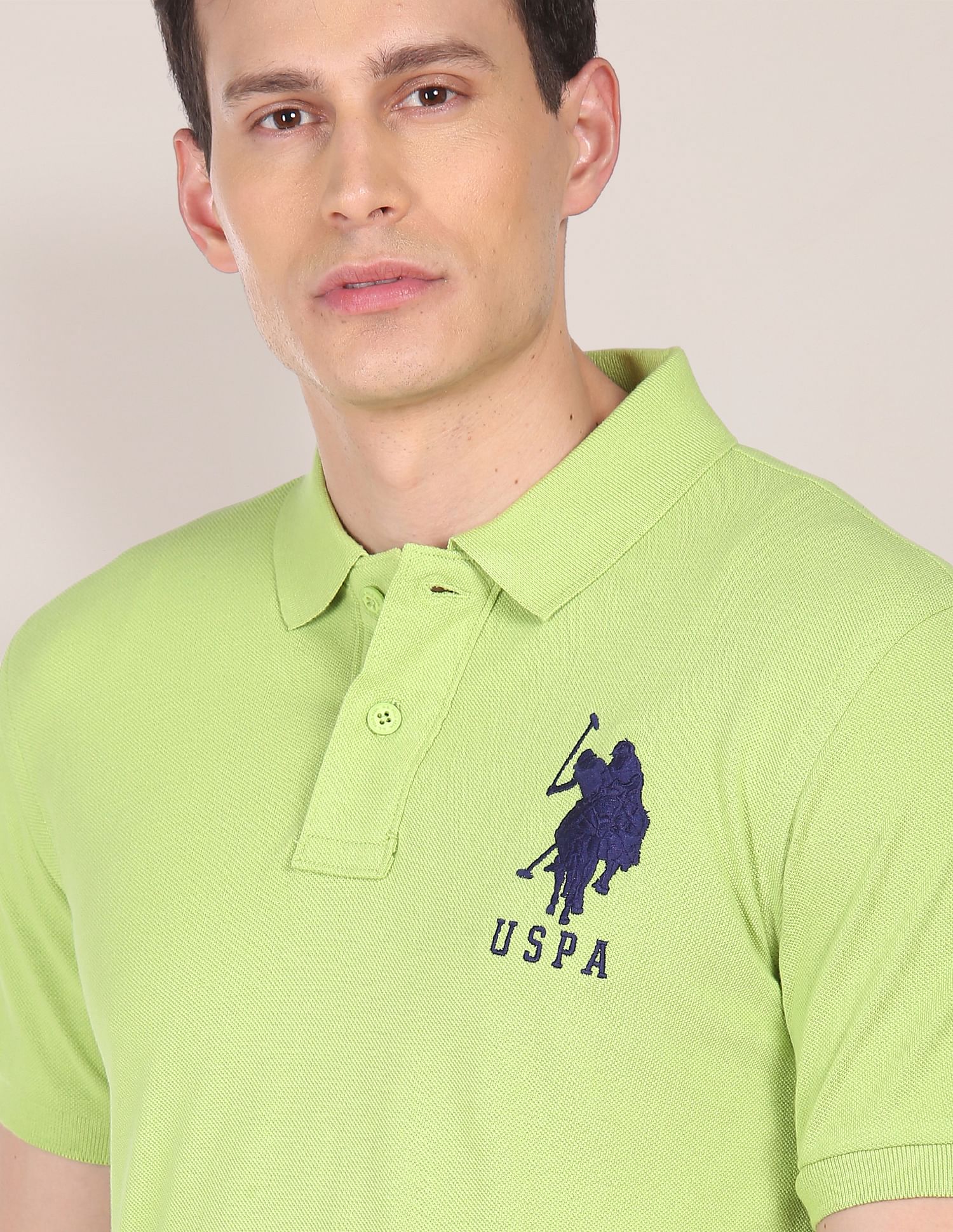 Compact Cotton Logo Polo Shirt - Image 7