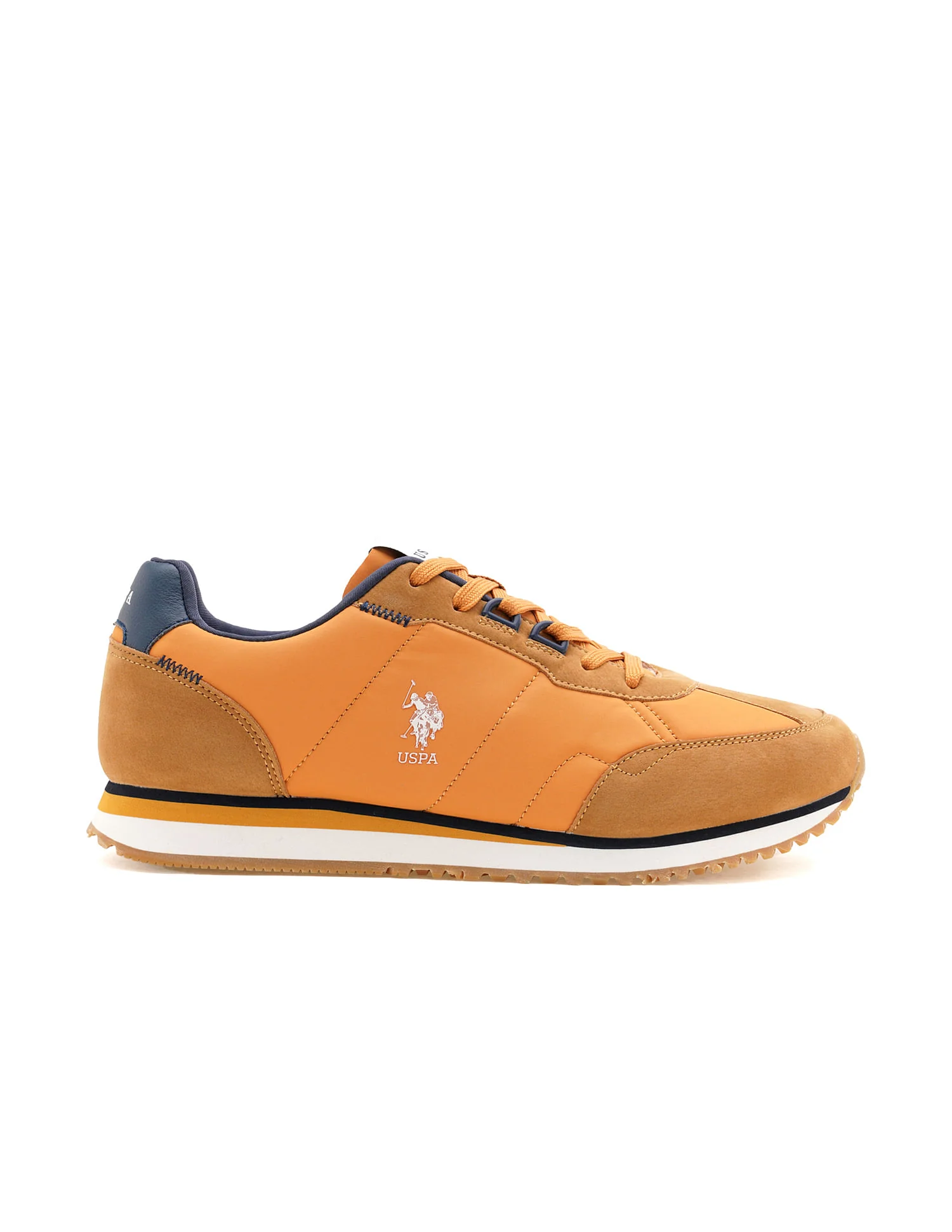 Men Hutton Mustard Retro Joggers Sneakers - Image 5