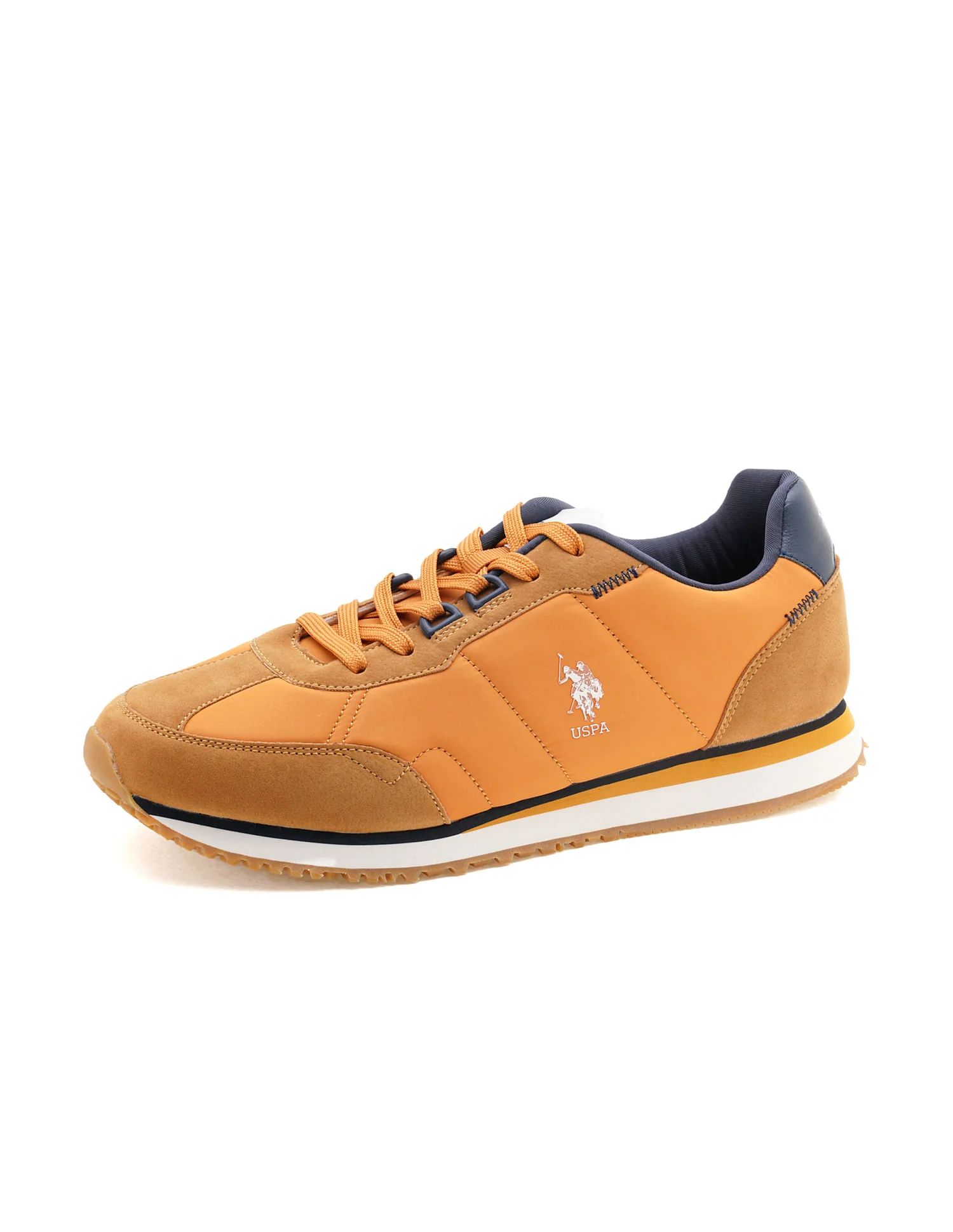 Men Hutton Mustard Retro Joggers Sneakers - Image 7