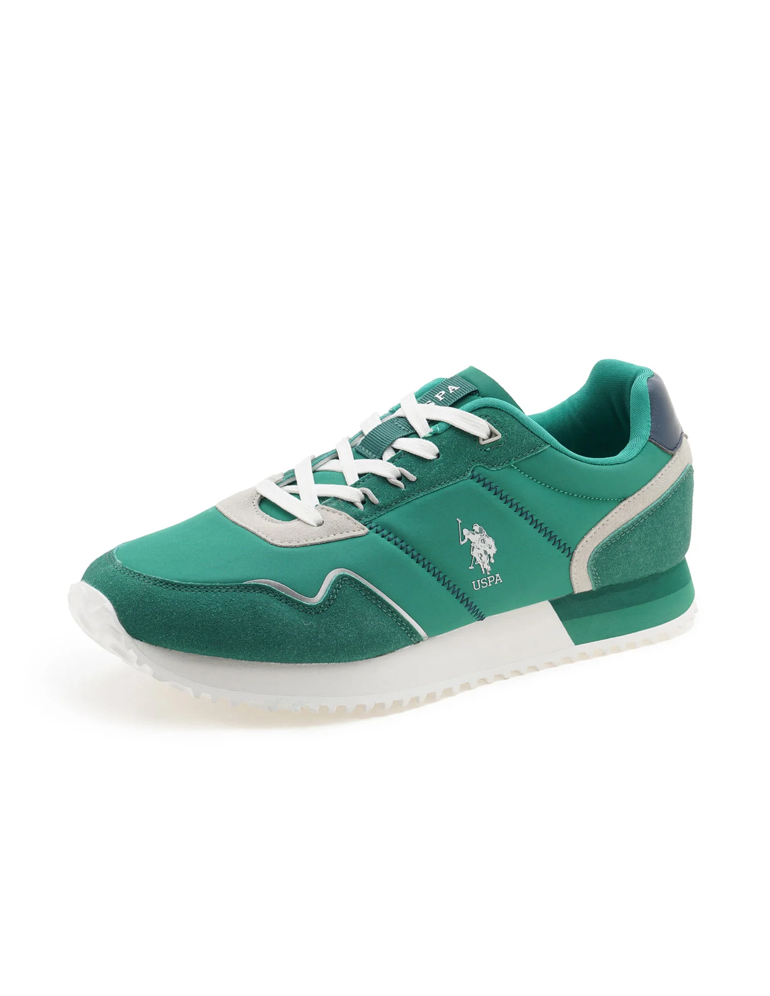 Men Kenzee Green Retro Joggers Sneakers - Image 7