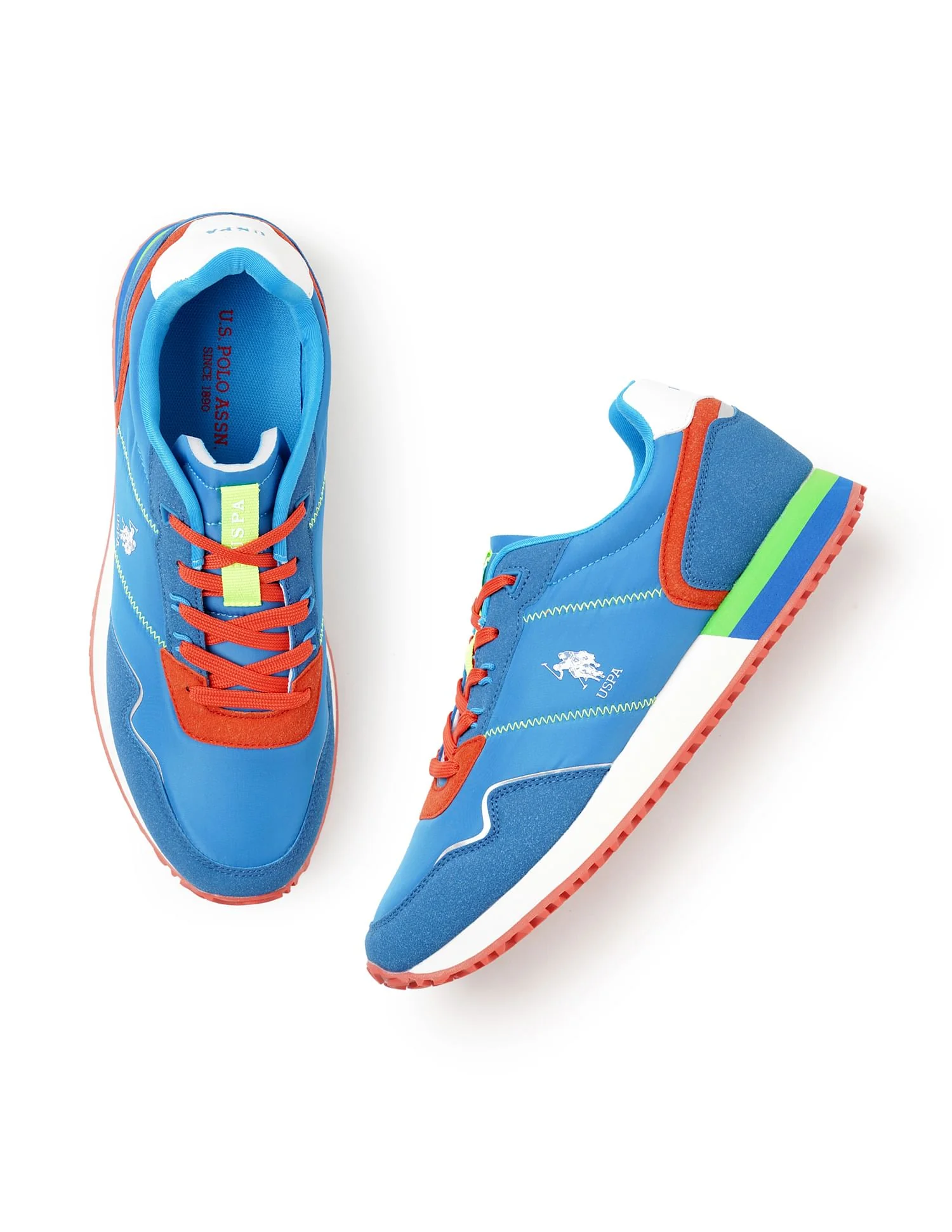 Men Kenzee Blue Retro Joggers Sneakers - Image 2