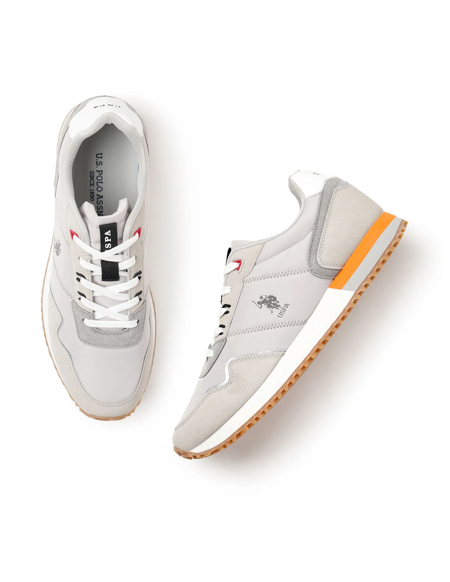 Men Kenzee Grey Retro Joggers Sneakers - Image 3
