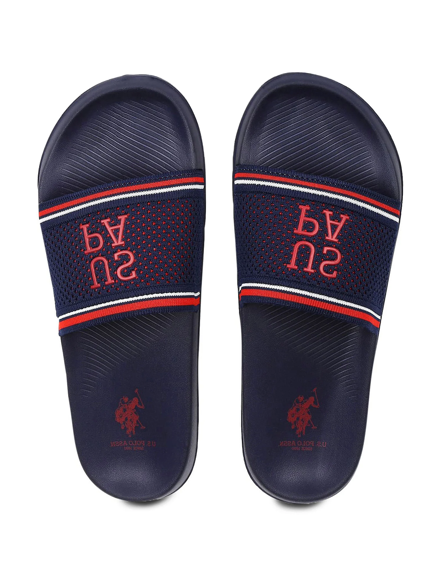 Men Knit Upper Logo Breyton 3.0 Slides