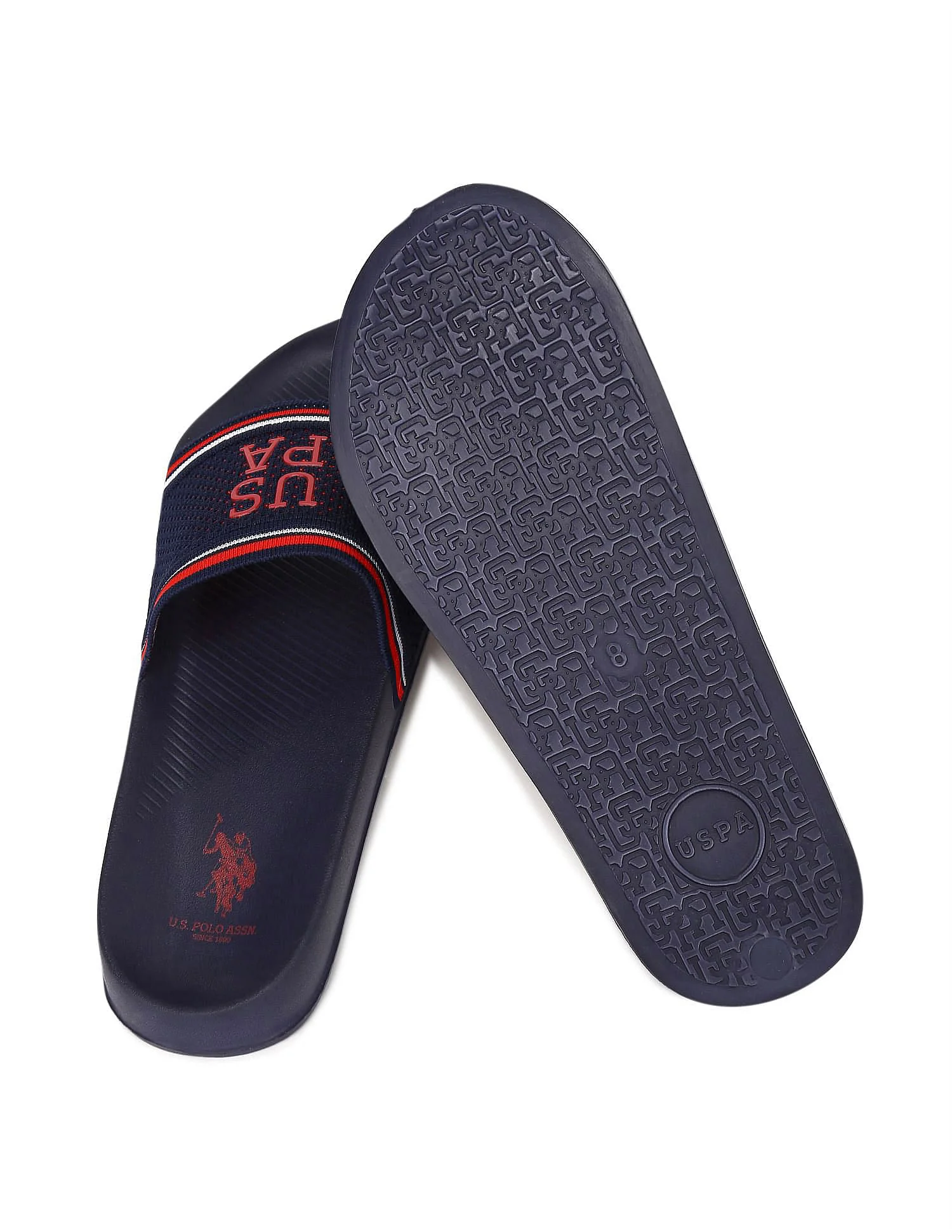 Men Knit Upper Logo Breyton 3.0 Slides - Image 2