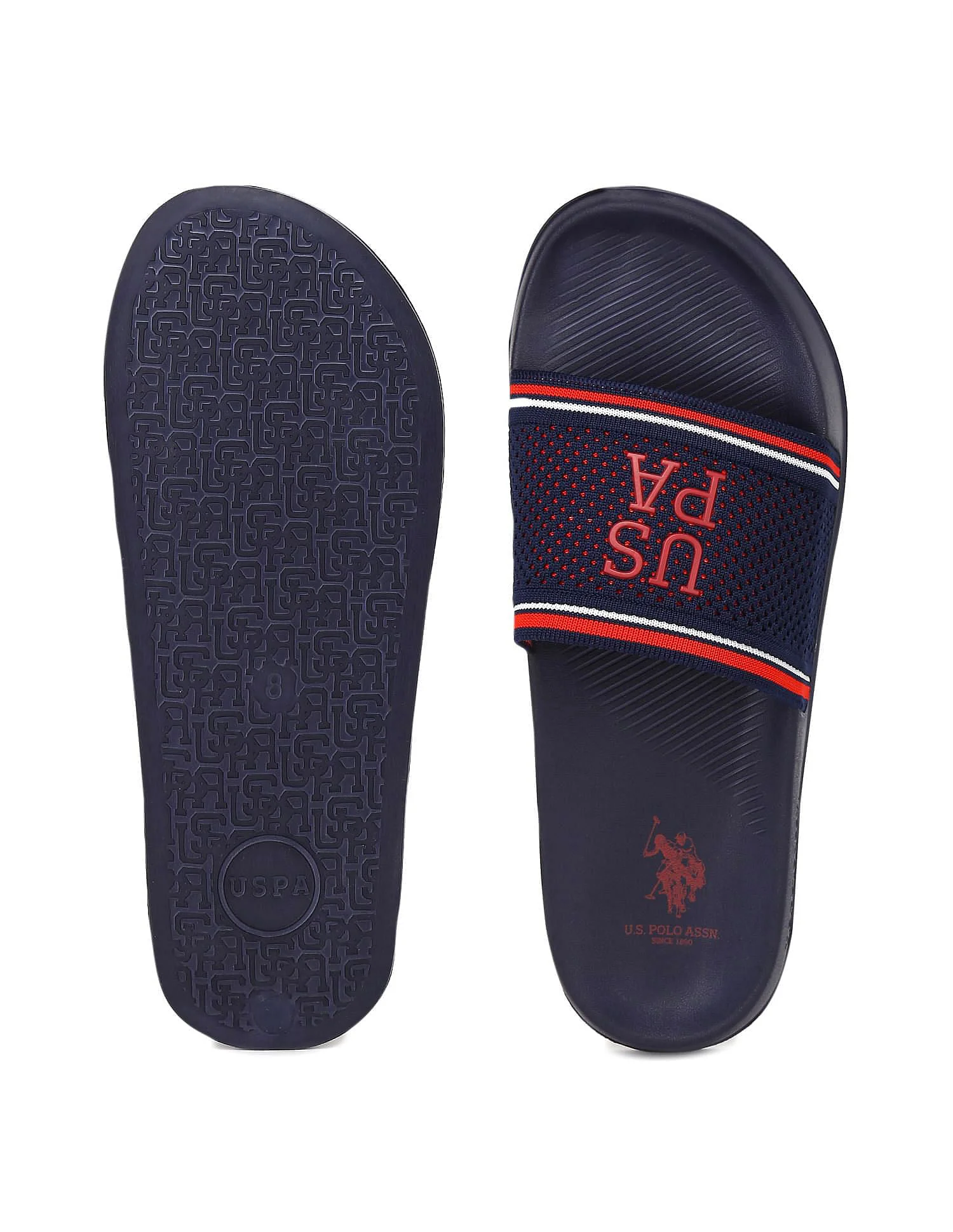Men Knit Upper Logo Breyton 3.0 Slides - Image 5