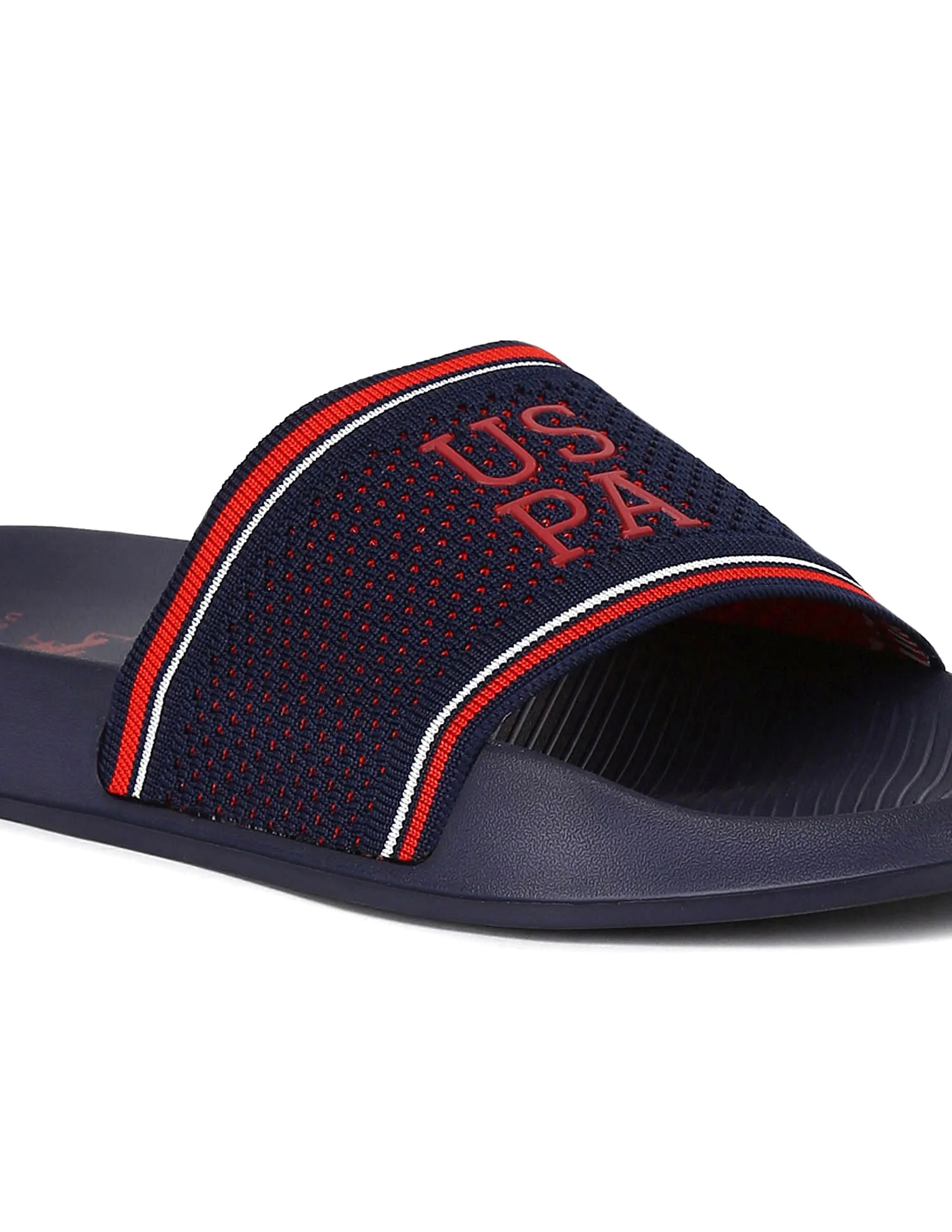 Men Knit Upper Logo Breyton 3.0 Slides - Image 7