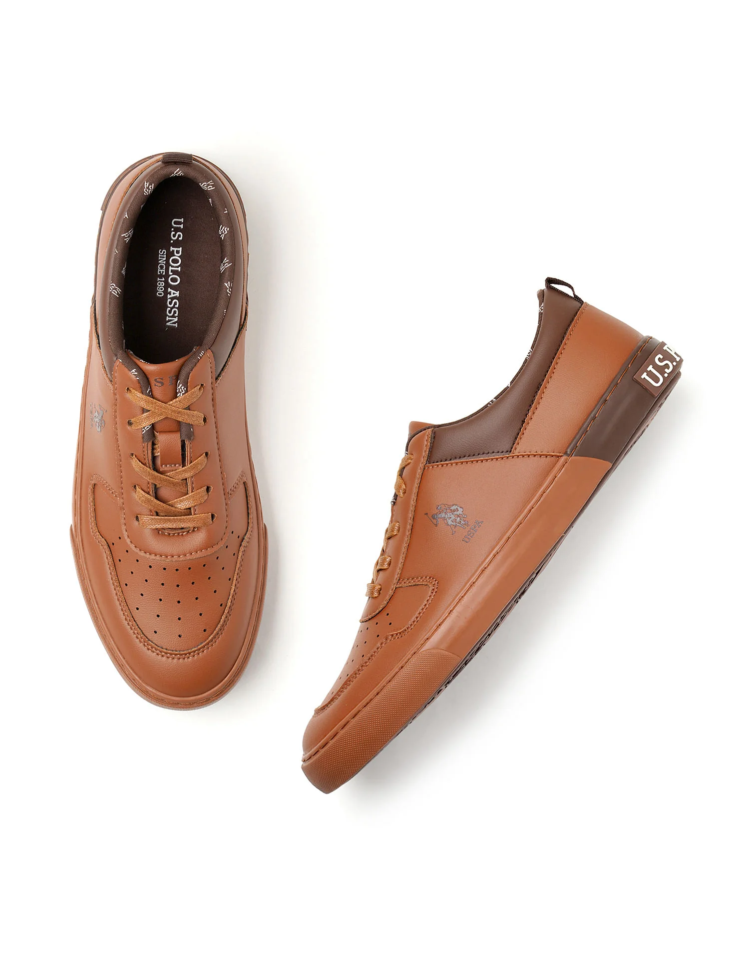 Men Lace Up Clanal Sneakers - Image 3