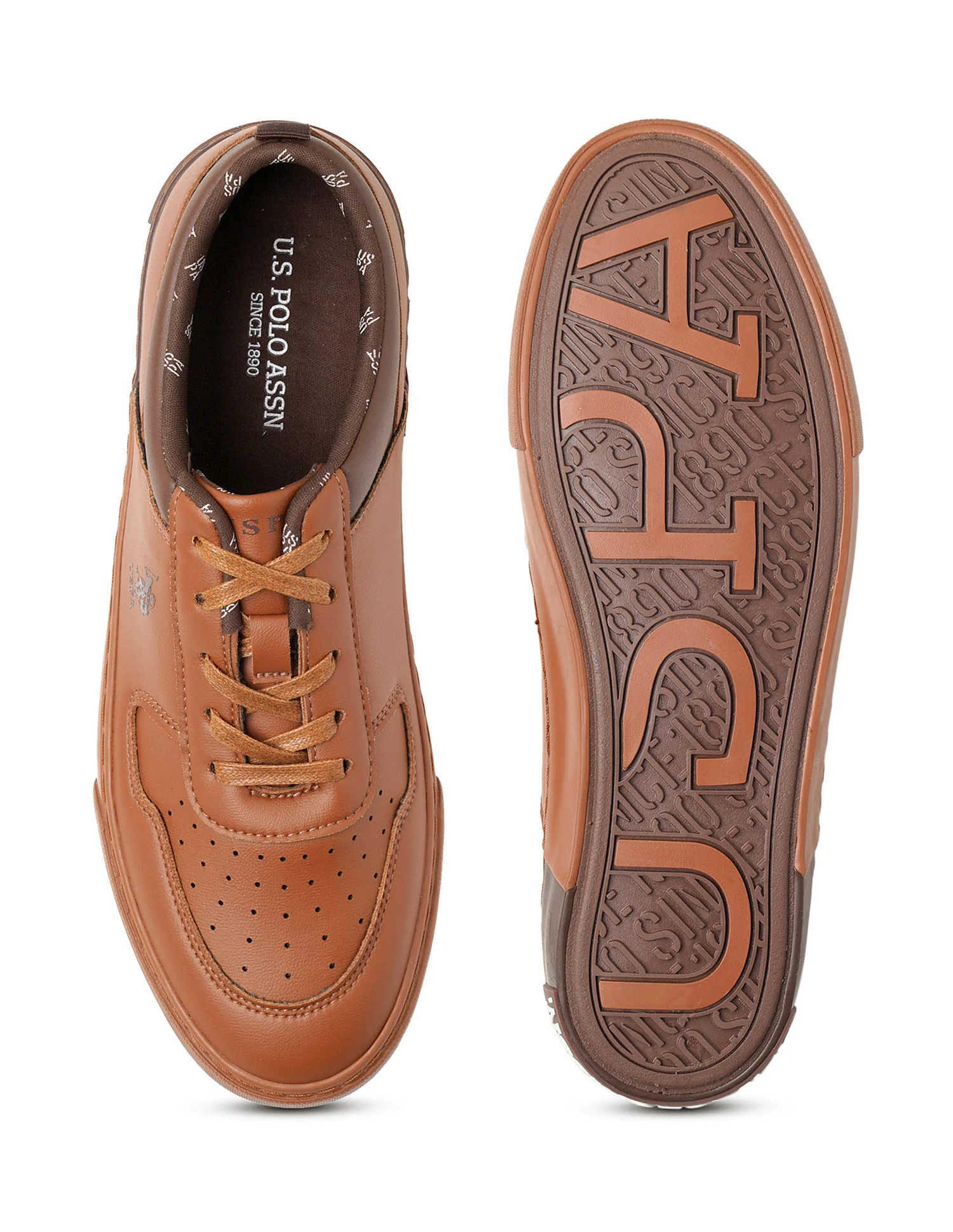 Men Lace Up Clanal Sneakers - Image 6