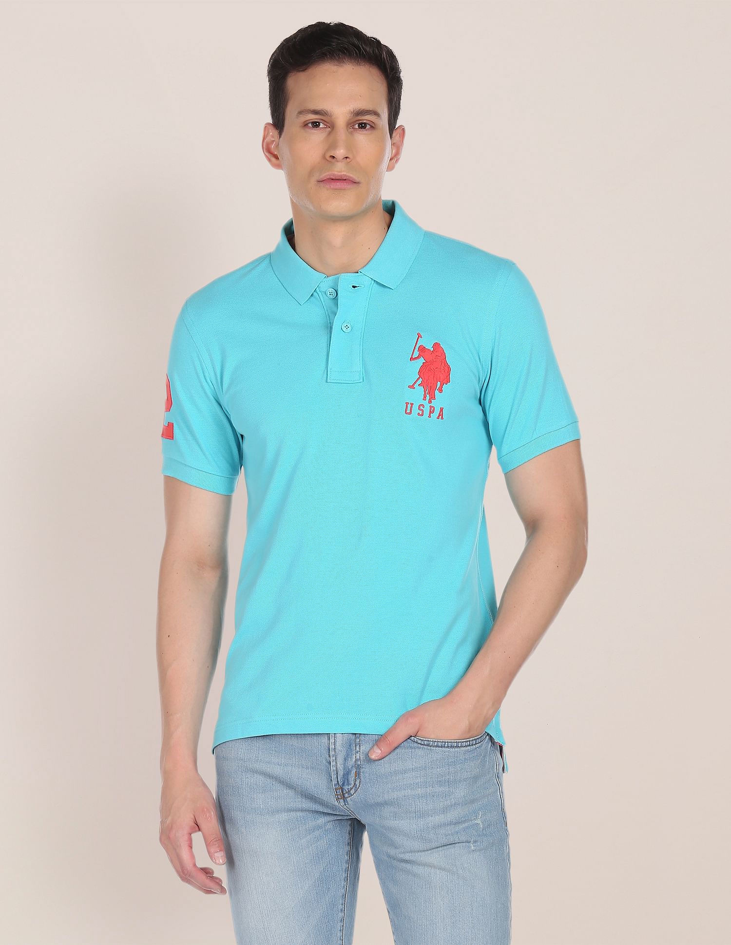 Compact Cotton Logo Polo Shirt