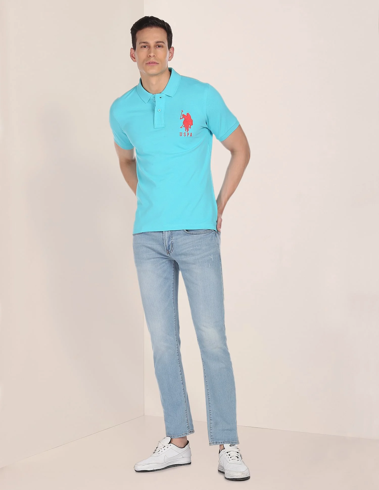 Compact Cotton Logo Polo Shirt - Image 3