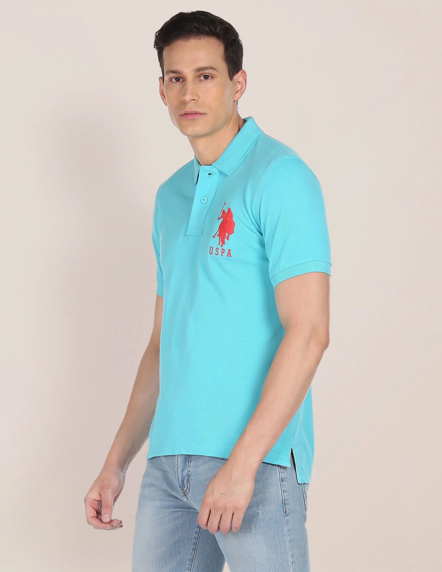 Compact Cotton Logo Polo Shirt - Image 4