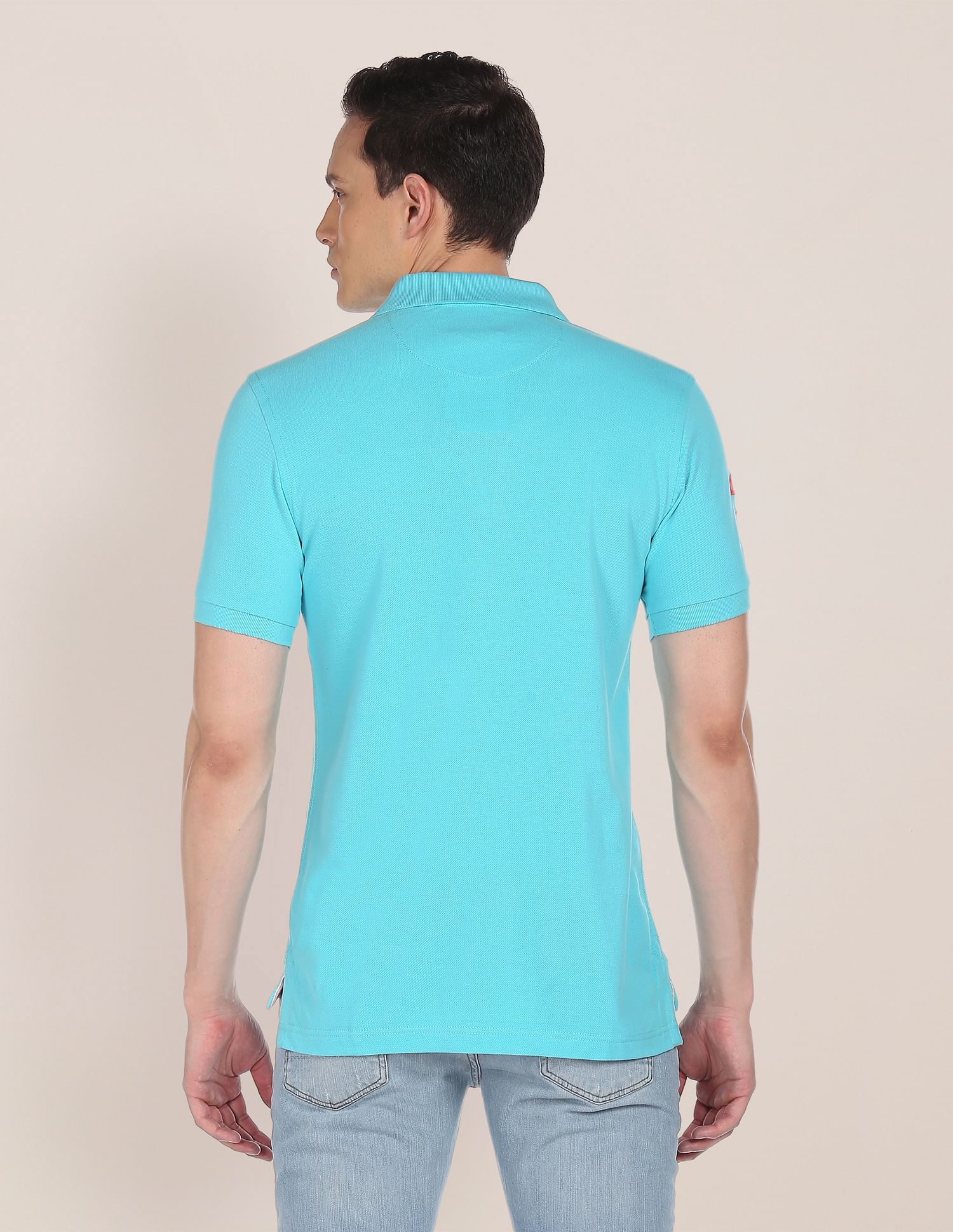 Compact Cotton Logo Polo Shirt - Image 5