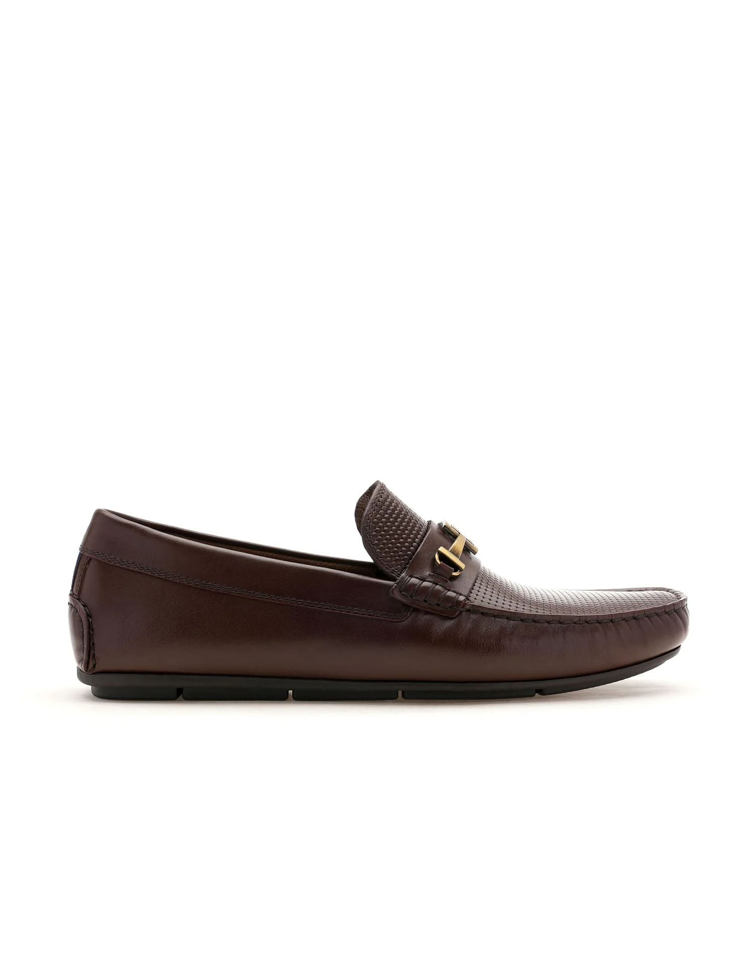 Men Metallic Logo Alizah Loafers - Image 4