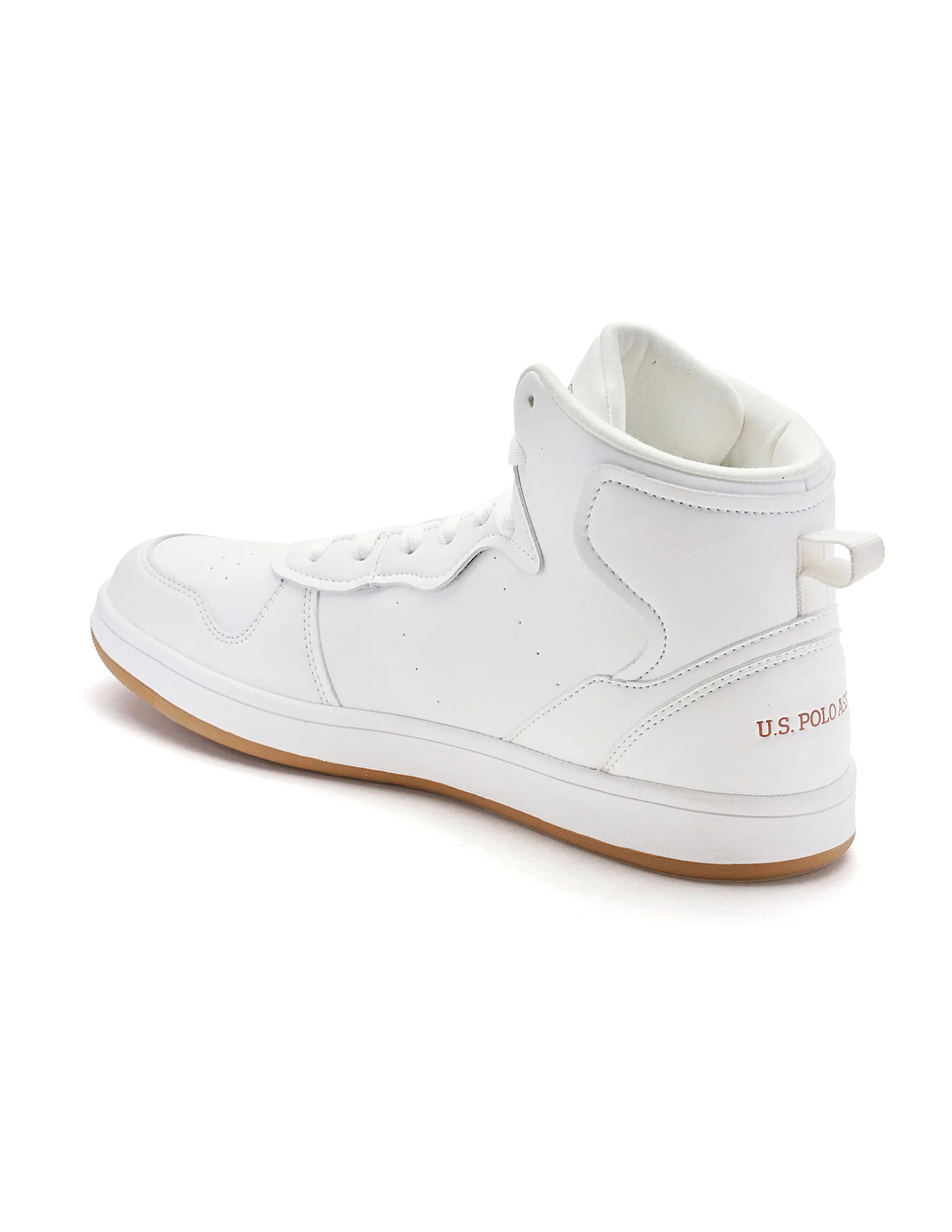 Men Rowan 2.0 Off White Retro Court Mid Top Sneakers - Image 4