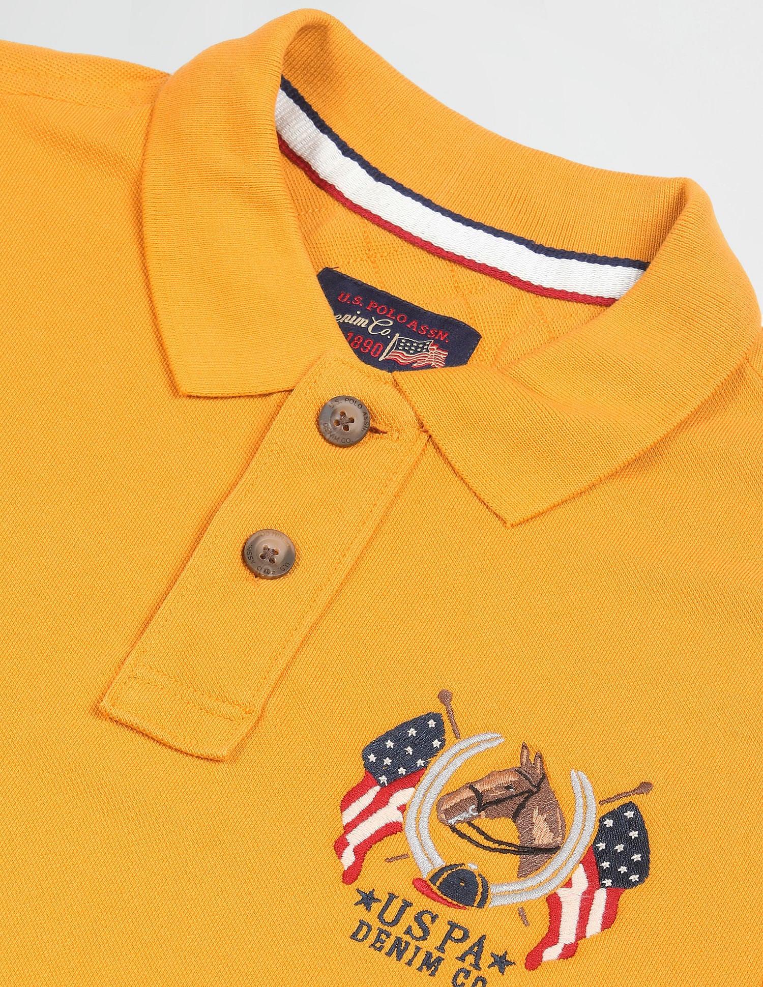 Cotton Solid Polo Shirt - Image 2