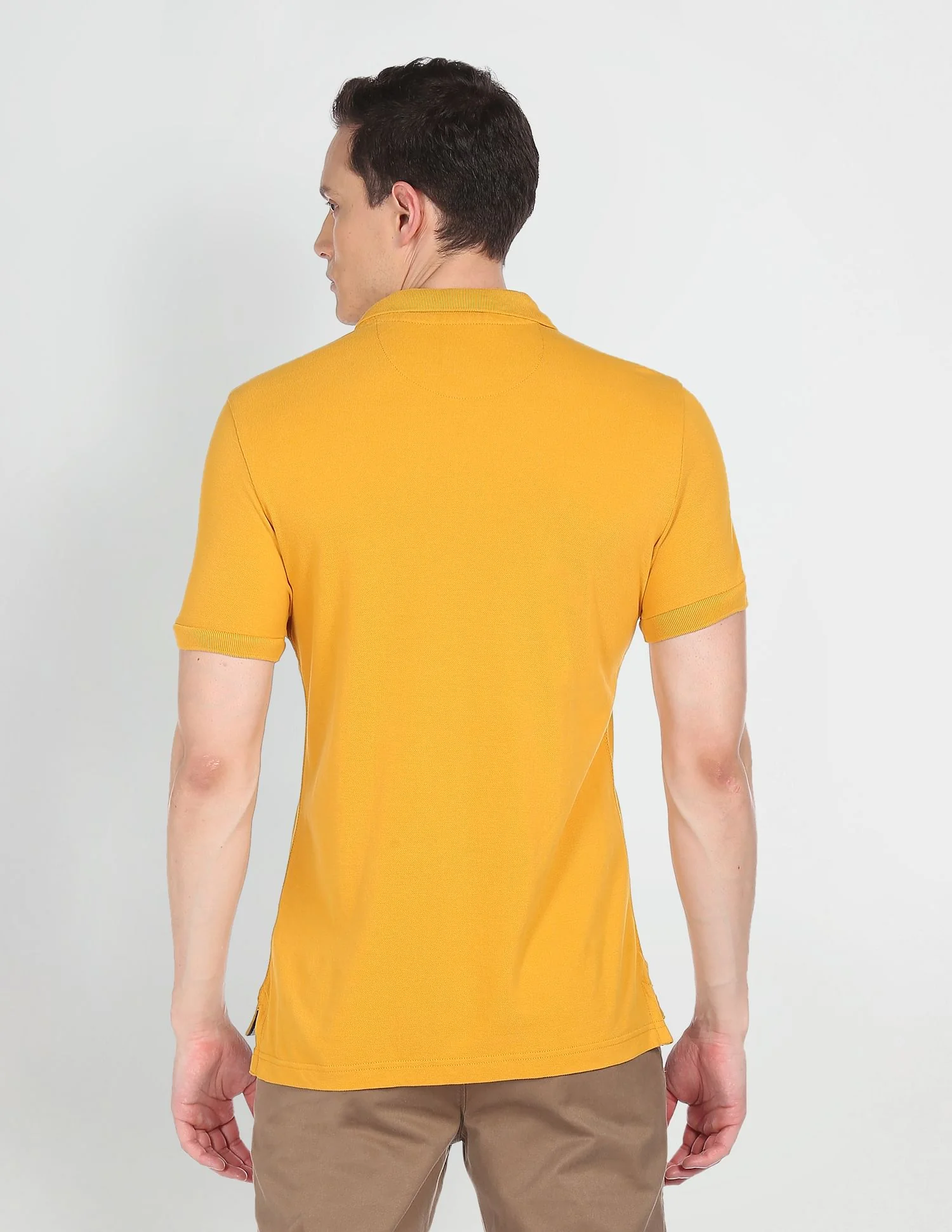 Cotton Solid Polo Shirt - Image 4