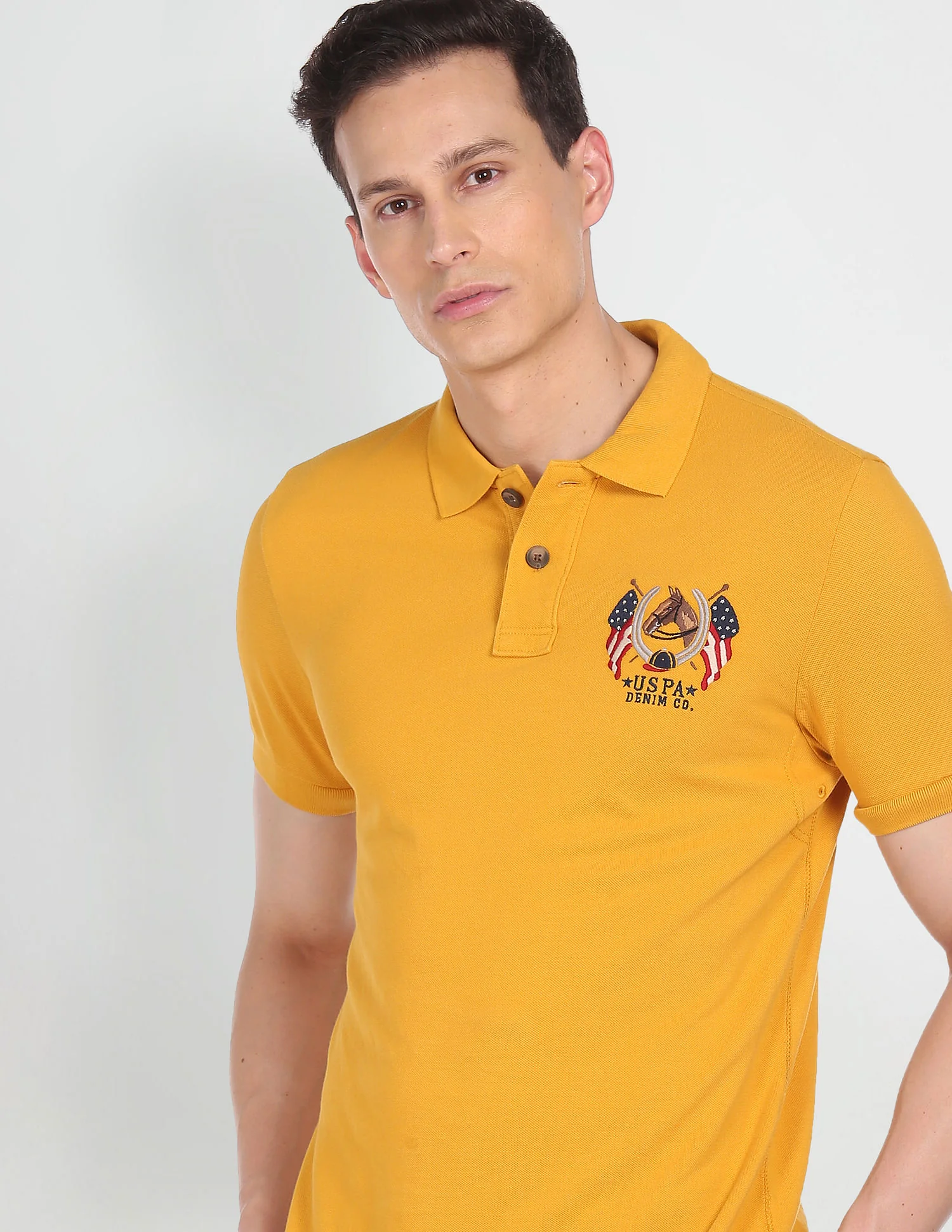 Cotton Solid Polo Shirt - Image 6