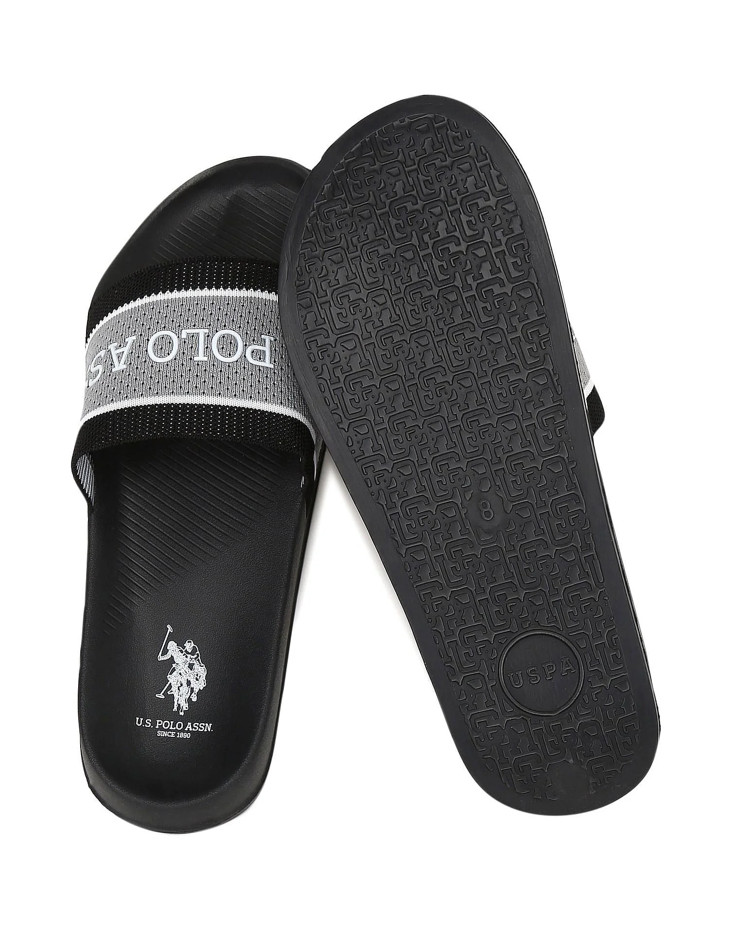 Men Patterned Knit Strap Nicholson 3.0 Slides - Image 2