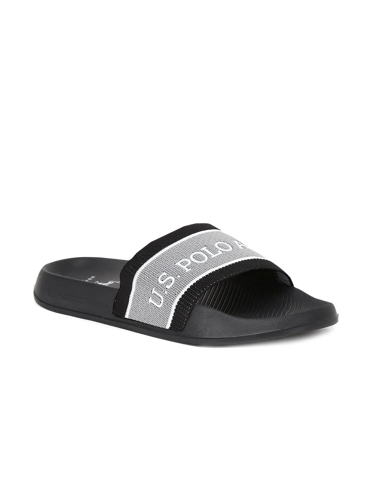 Men Patterned Knit Strap Nicholson 3.0 Slides - Image 3