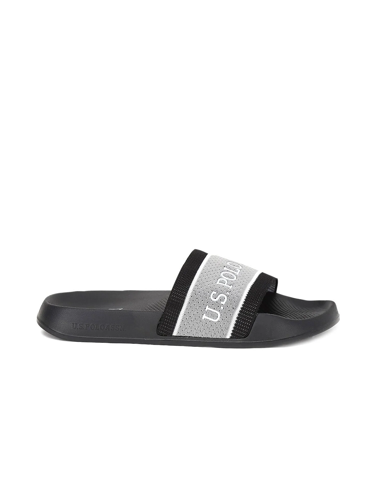 Men Patterned Knit Strap Nicholson 3.0 Slides - Image 4