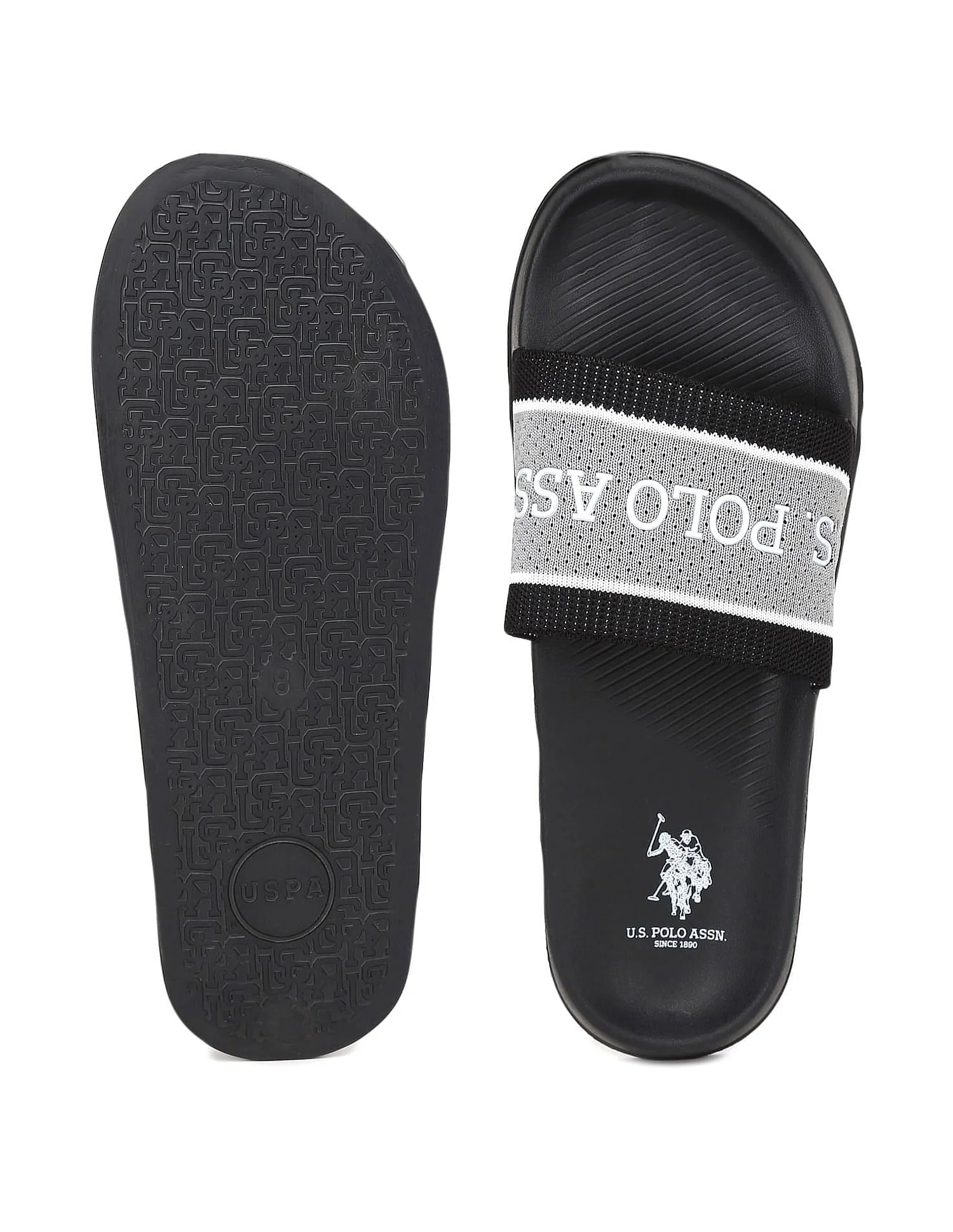 Men Patterned Knit Strap Nicholson 3.0 Slides - Image 5