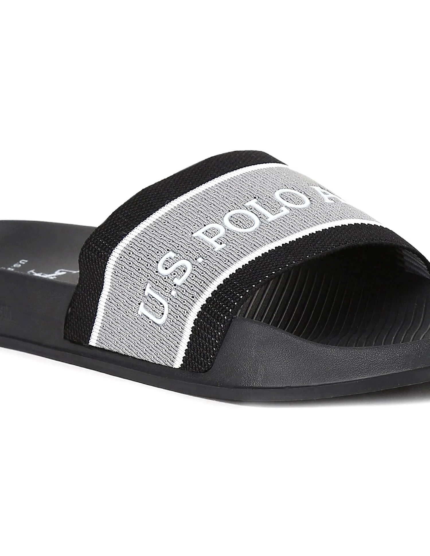 Men Patterned Knit Strap Nicholson 3.0 Slides - Image 7