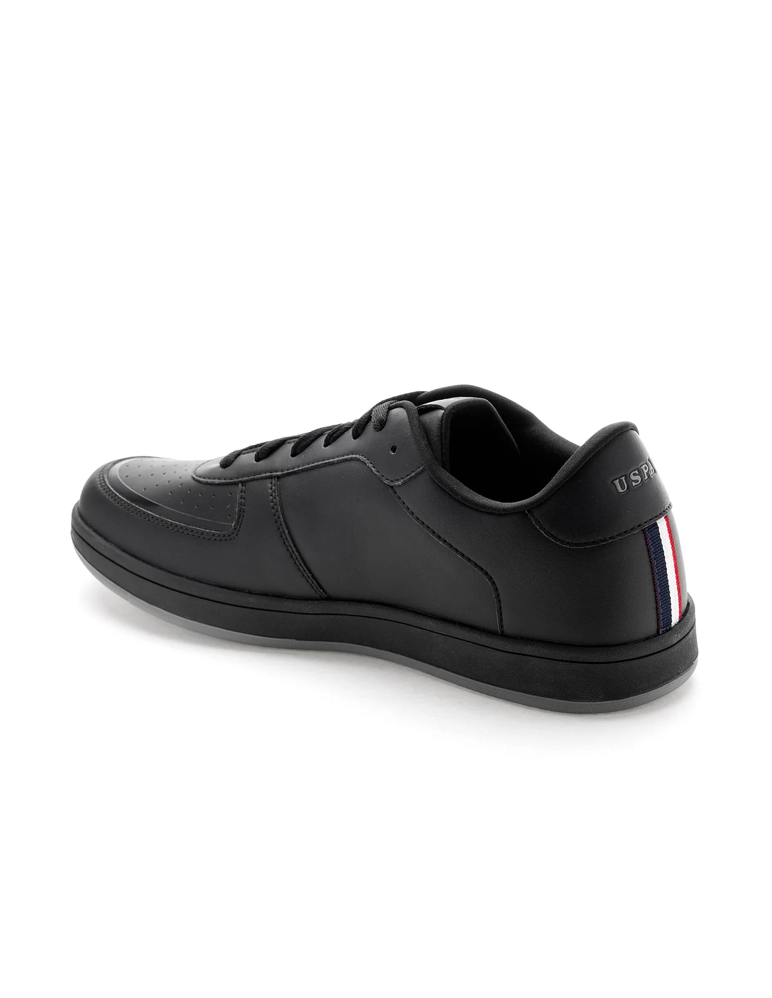 Men Rein 2.0 Black Retro Court Sneakers - Image 4