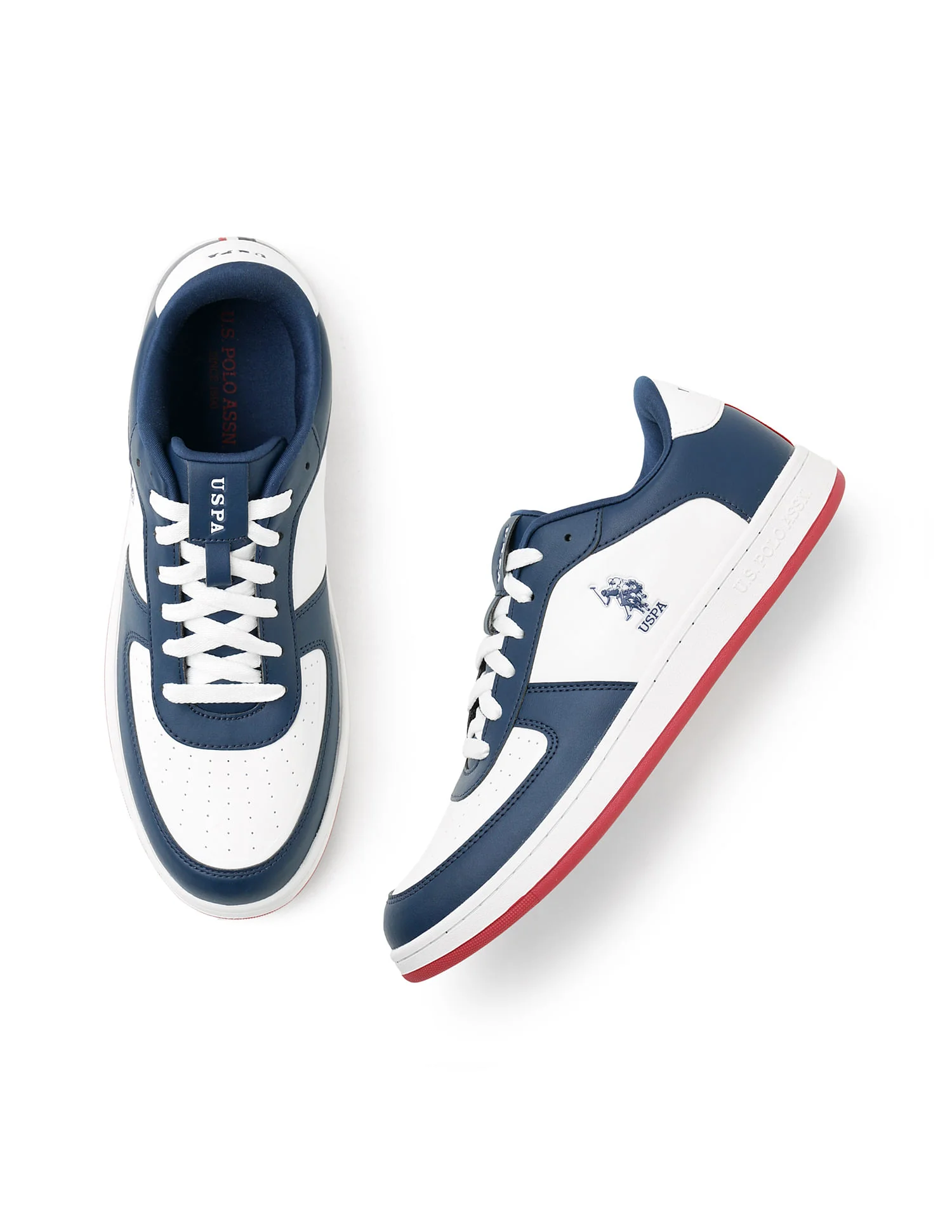Men Rein 2.0 Dk. Blue Retro Court Sneakers - Image 3