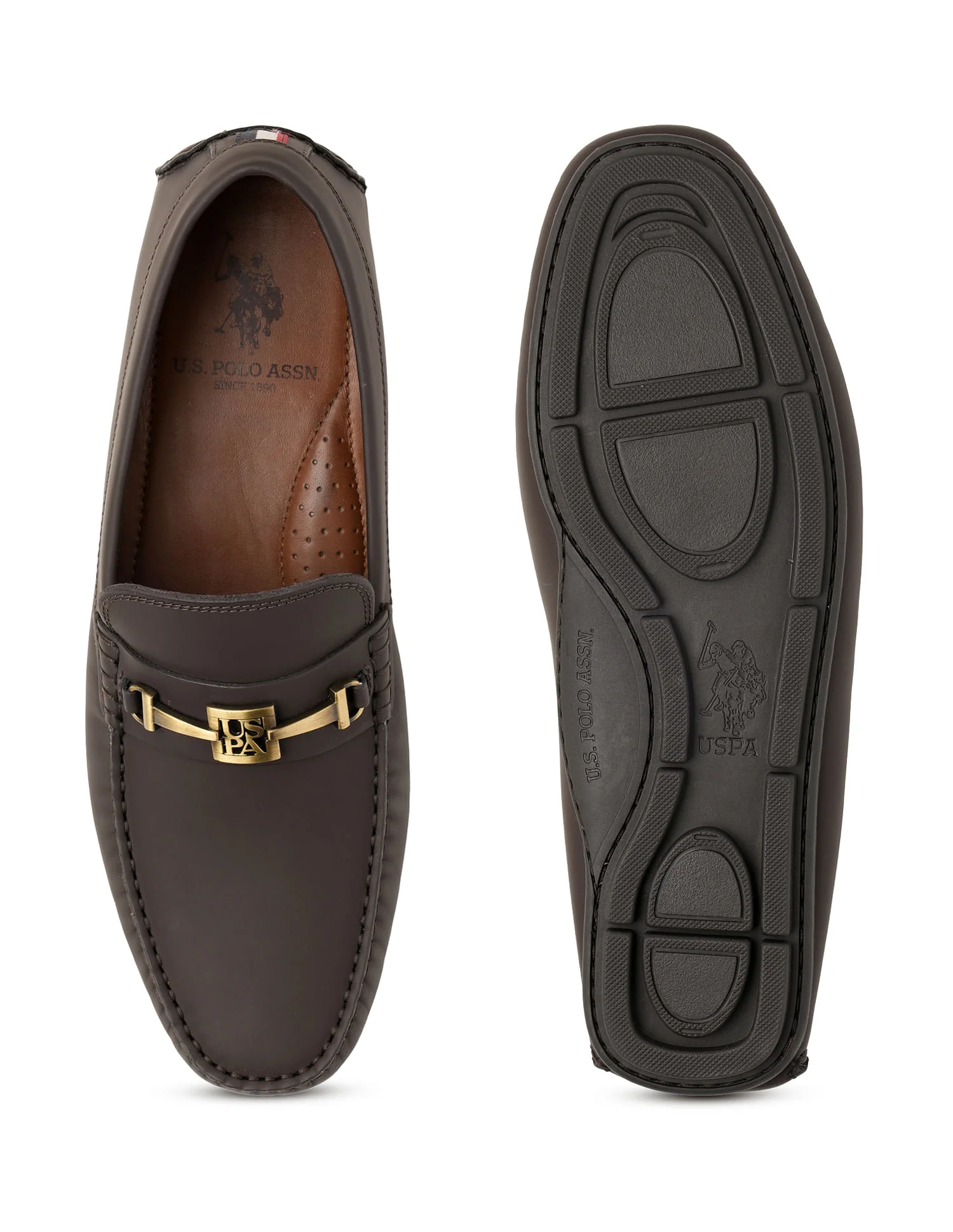 Men Solid Adrinal Loafers - Image 5