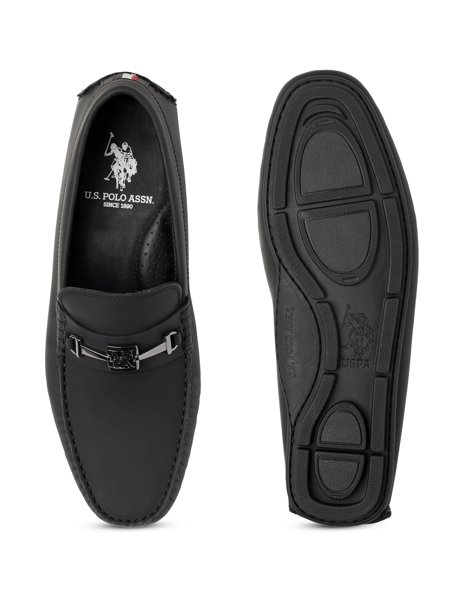 Men Solid Adrinal Loafers - Image 2