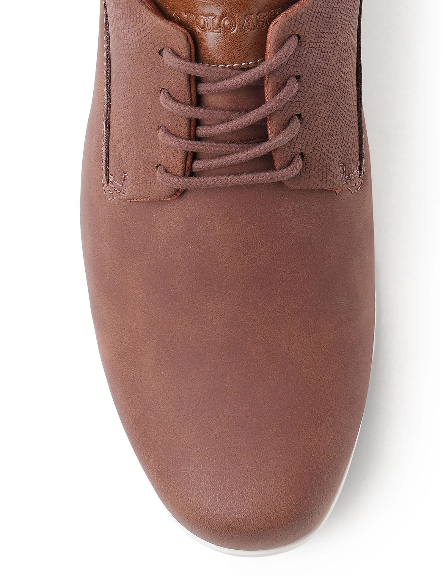 Men Clest Brown Work Casuals Lace Up Shoes - Image 9