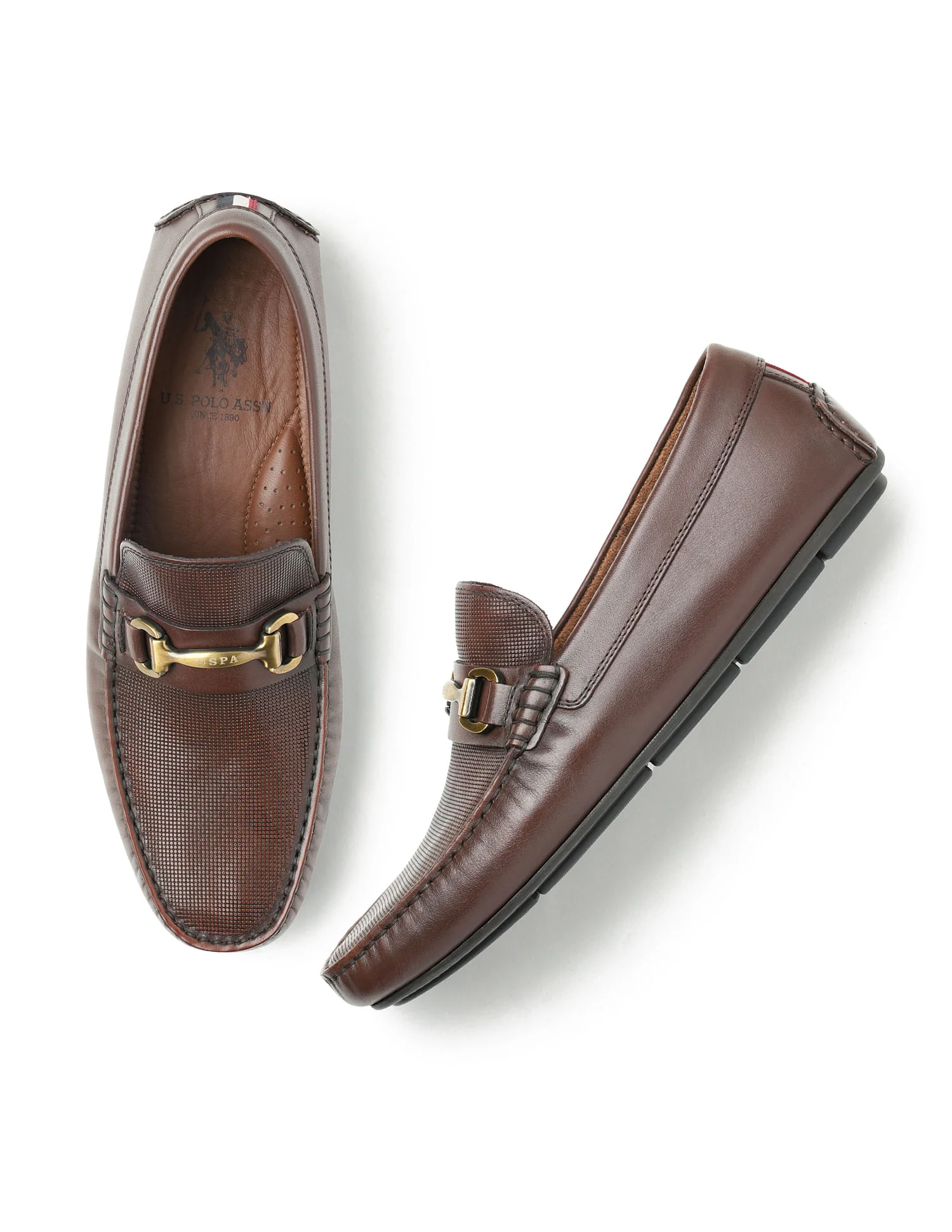 Men Solid Doreh Loafers - Image 3