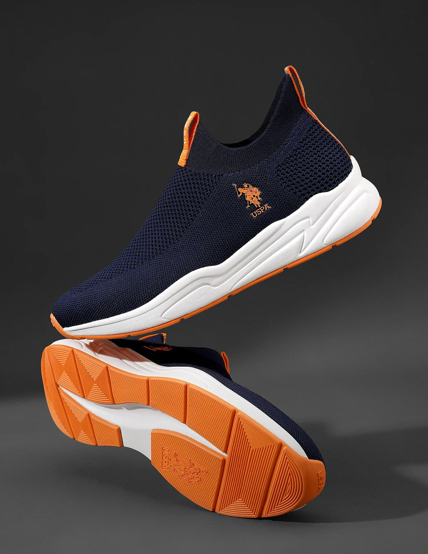 Men Duncun 5.0 Navy Uspa Sport Sneaker Slip On