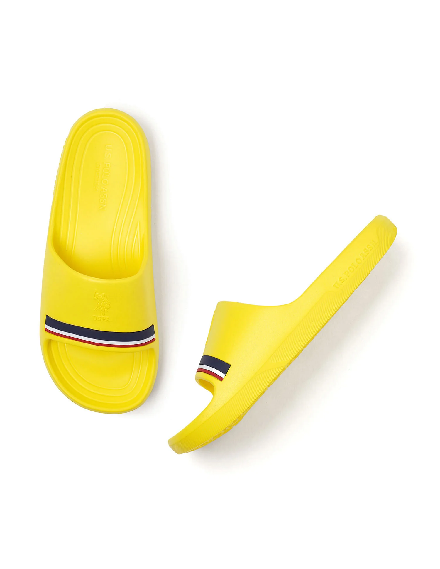 Men Easton Yellow Foam Walk Sliders - Image 3